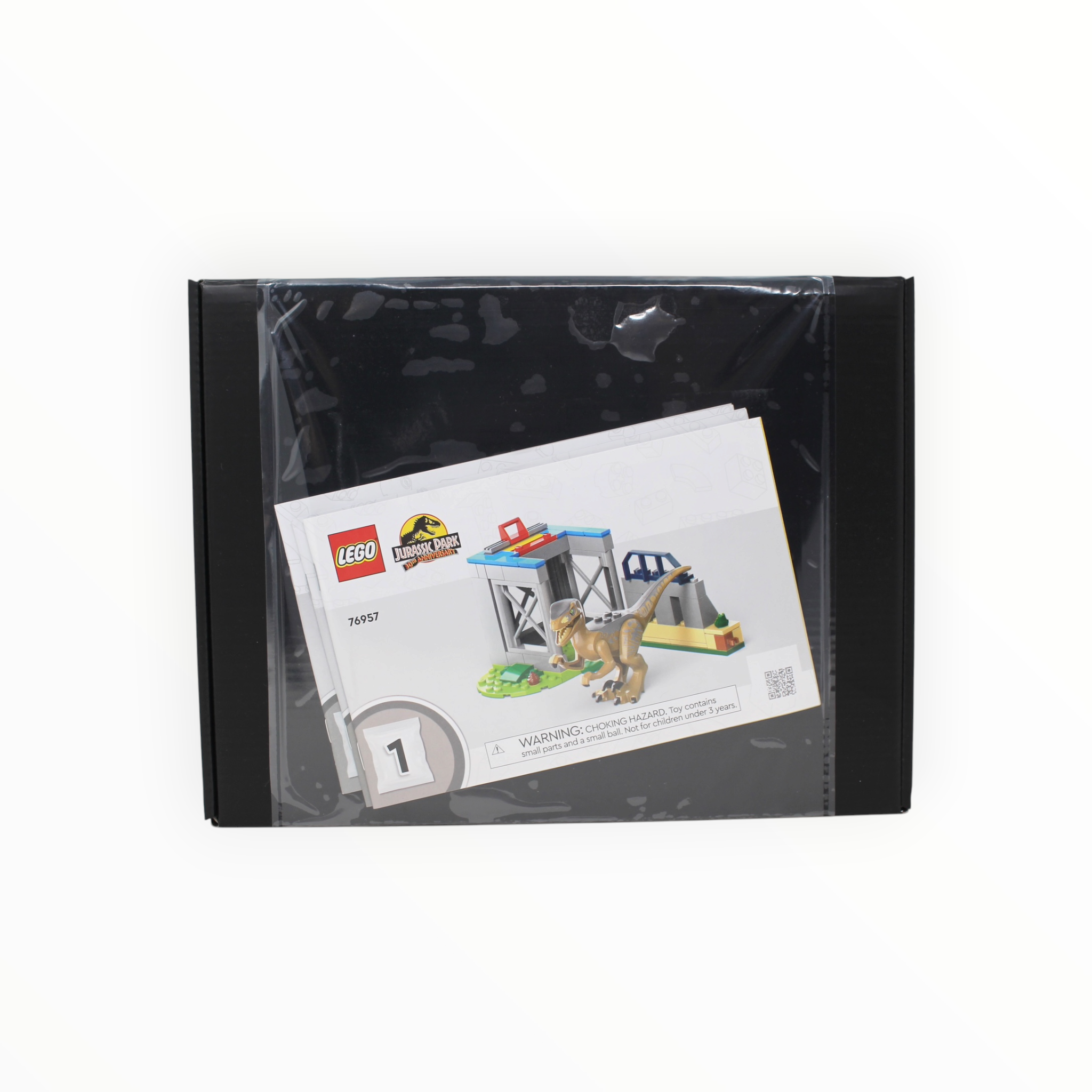 Certified Used Set 76957 Jurassic Park Velociraptor Escape (no box, sealed bags)