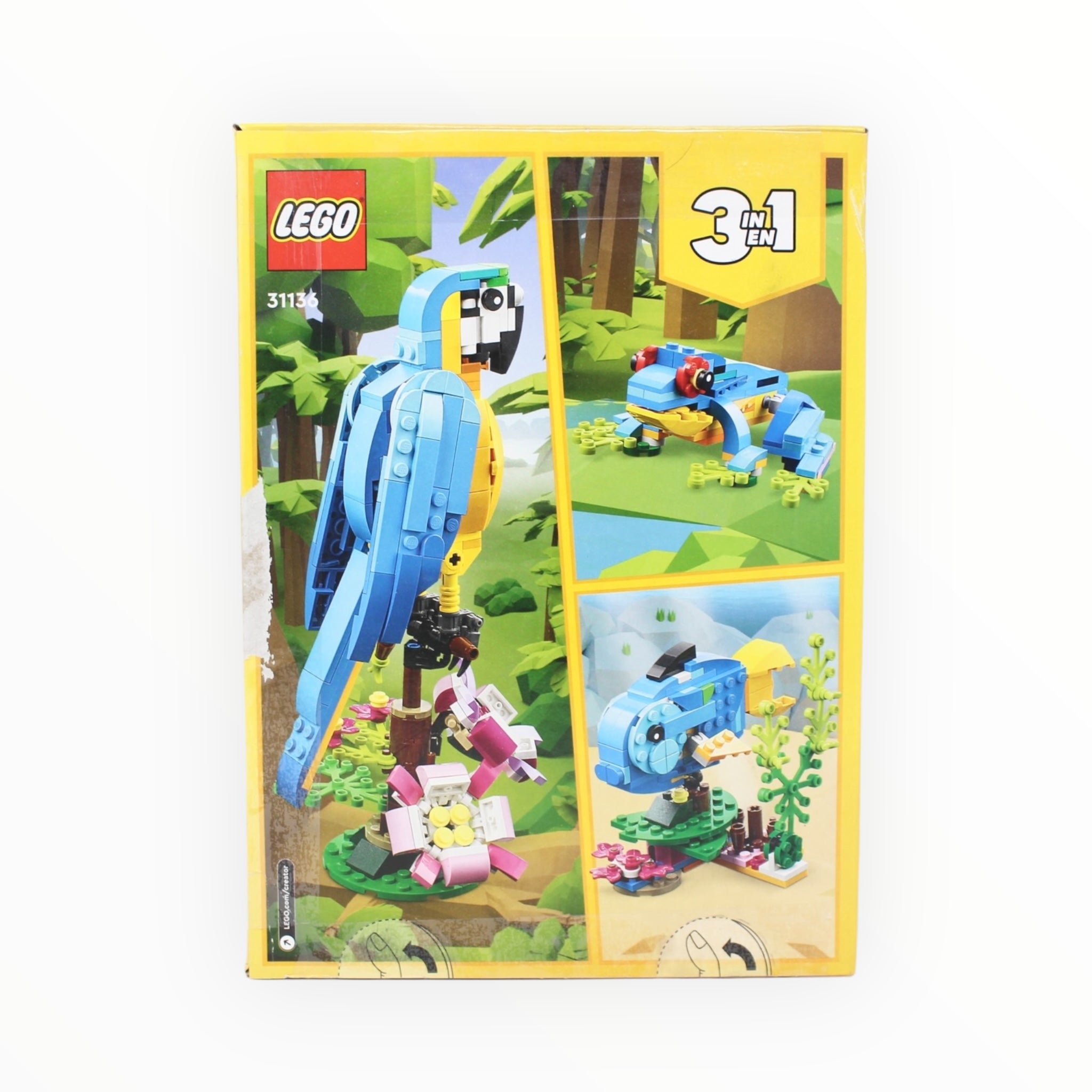 Certified Used Set 31136 Creator Exotic Parrot