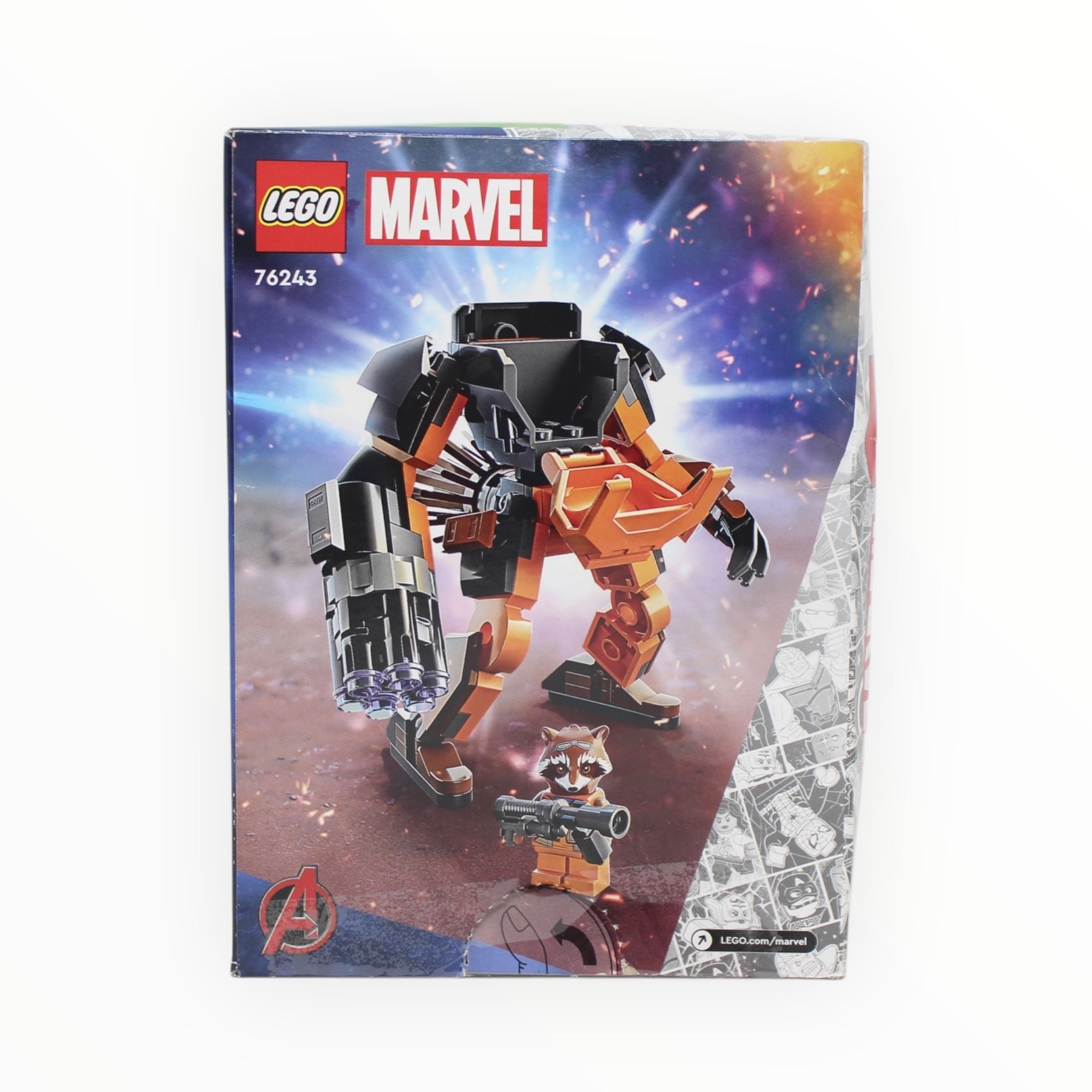 Certified Used Set 76243 Marvel Rocket Mech Armor