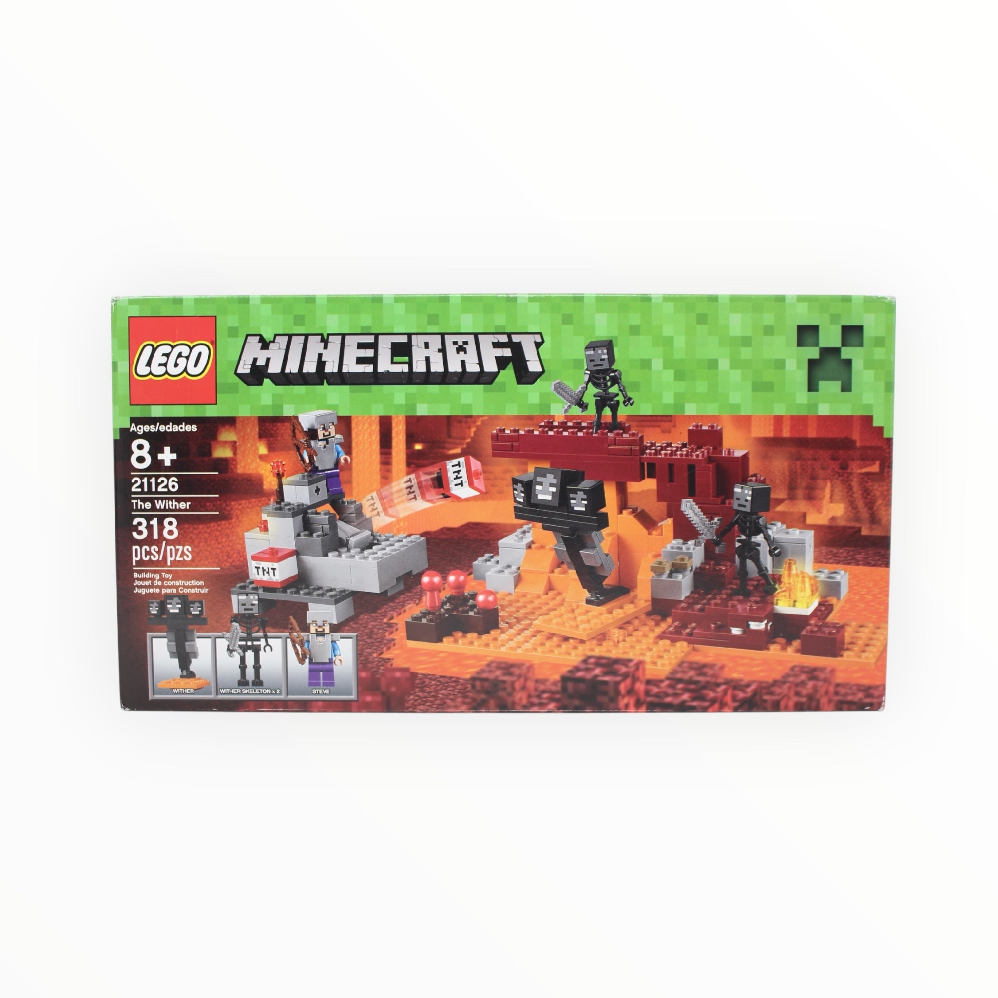Retired Set 21126 Minecraft The Wither (slight box damage)