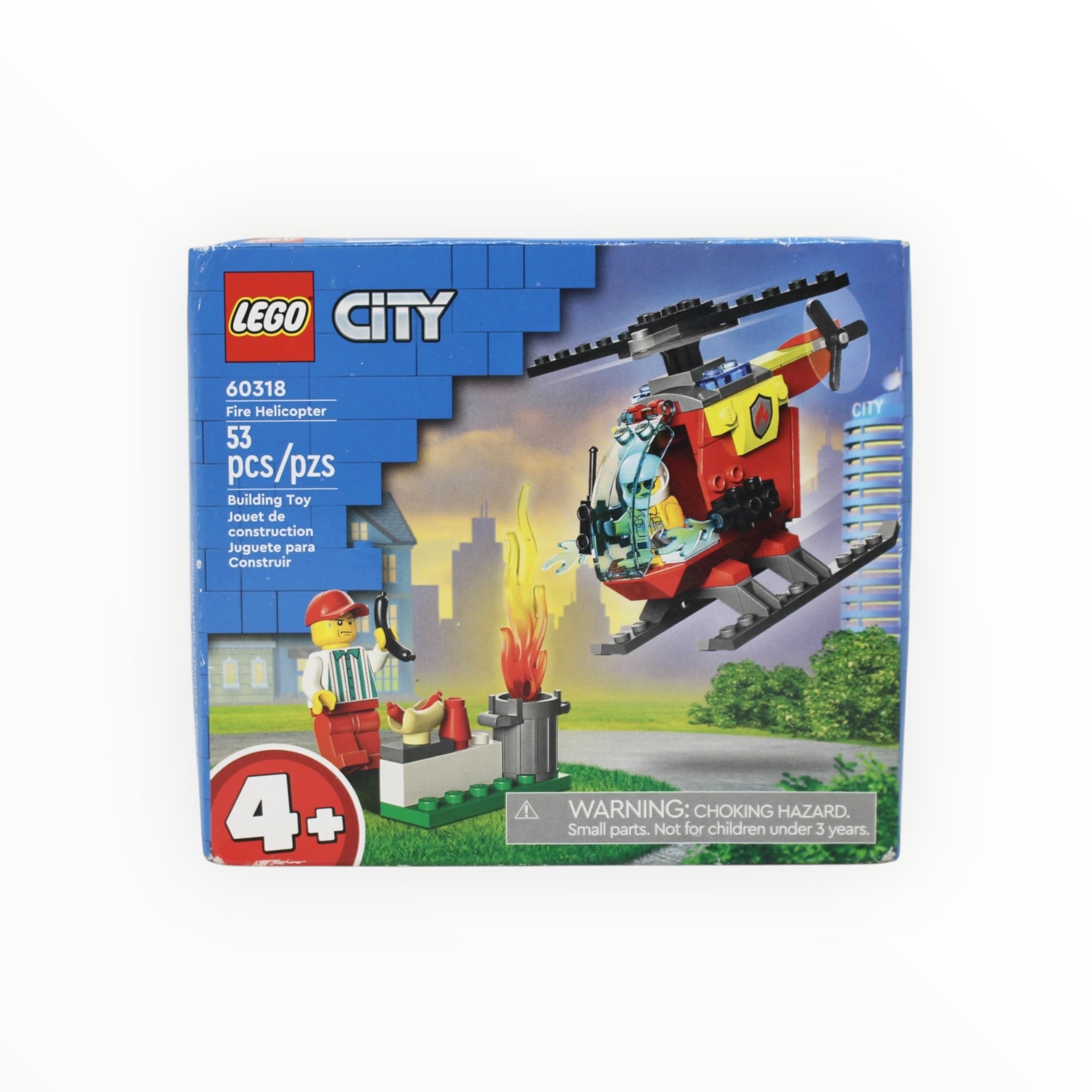 Retired Set 60318 City Fire Helicopter (some box damage)