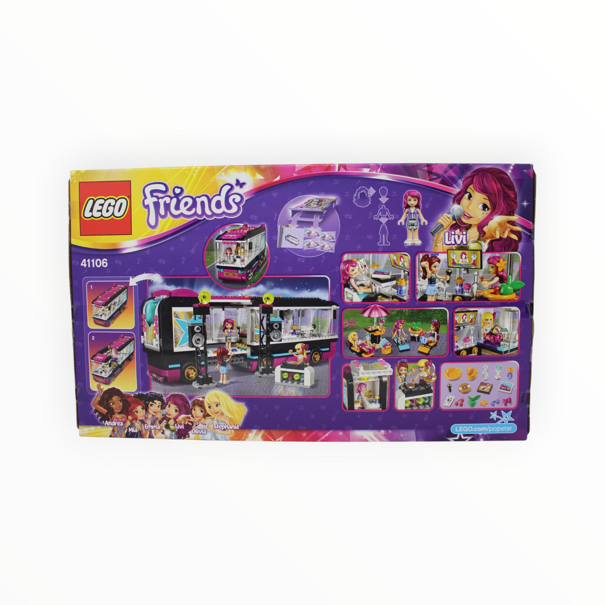 Retired Set 41106 Friends Pop Star Tour Bus