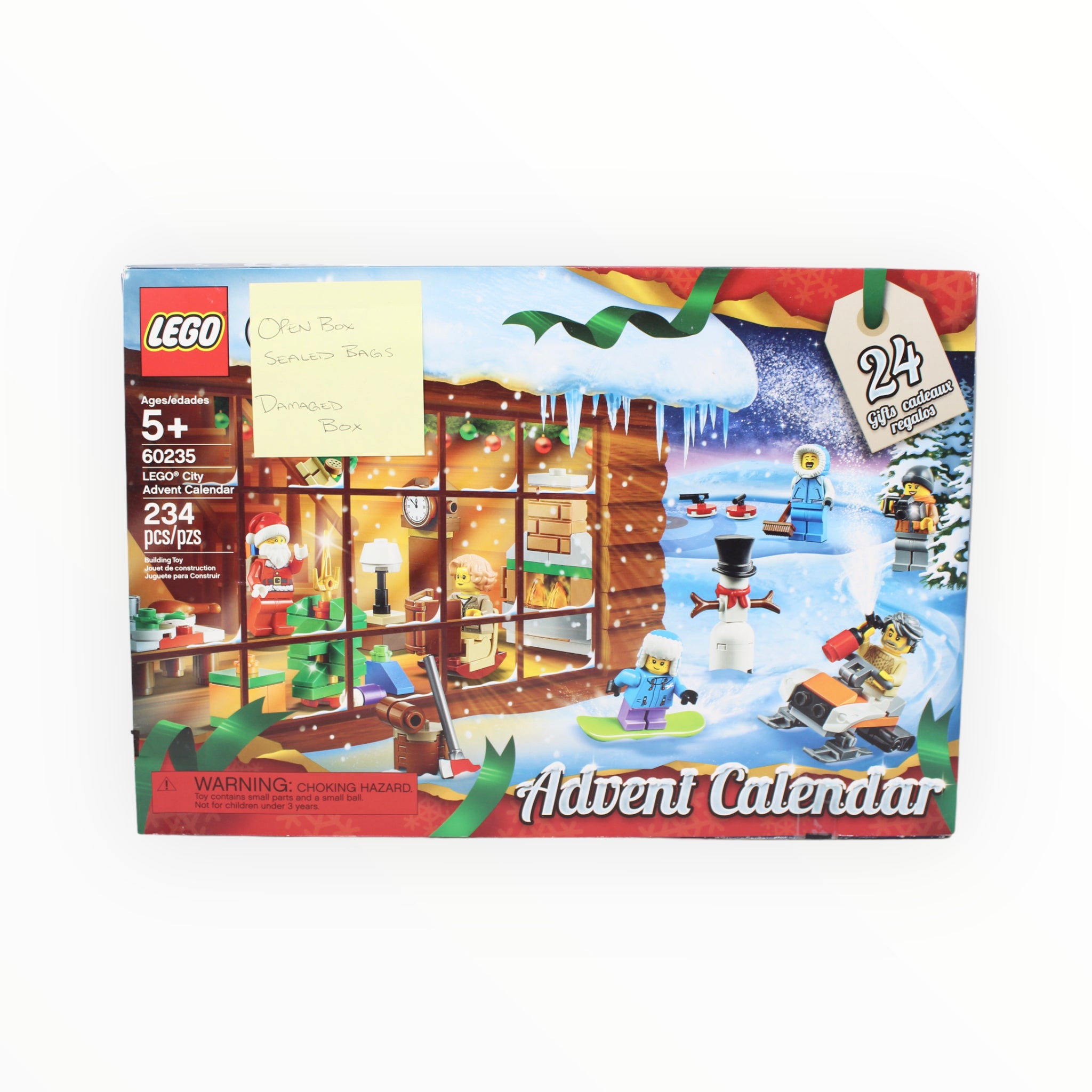 Certified Used Set 60235 City Advent Calendar (2019, open box, sealed bags)