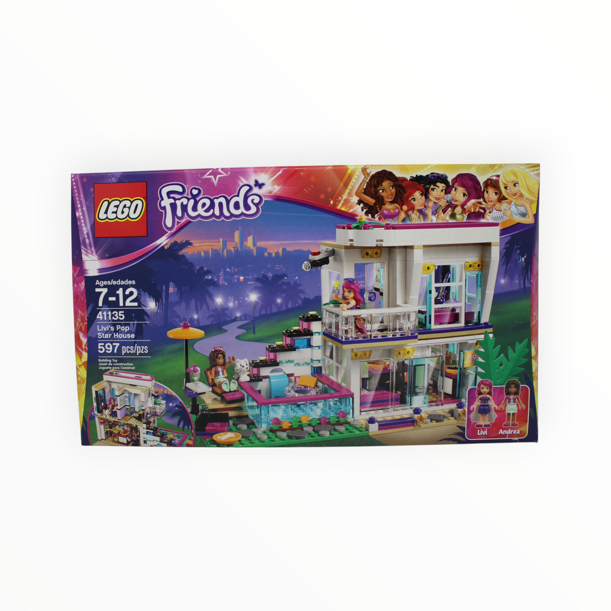 Retired Set 41135 Friends Livi’s Pop Star House