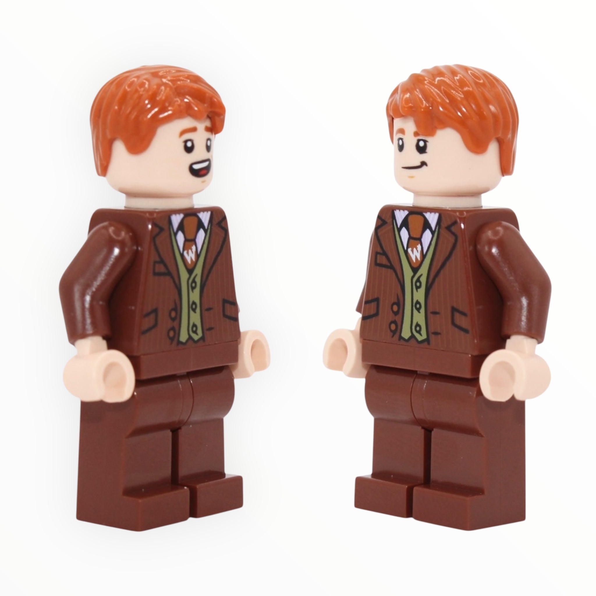 Fred Weasley (reddish brown suit, green vest, 2023)