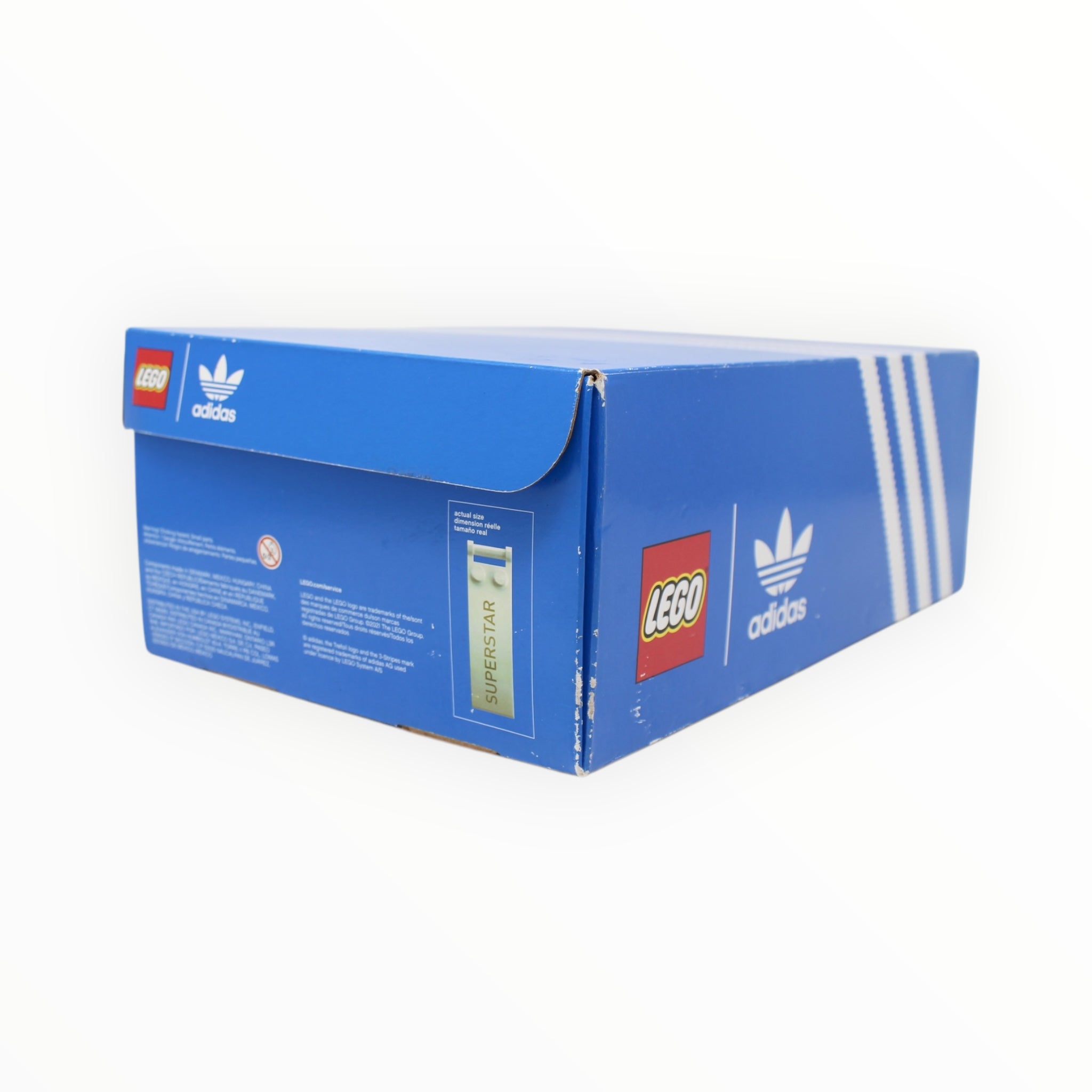 Certified Used Set 10282 LEGO Adidas Originals Superstar (open box, sealed bags)