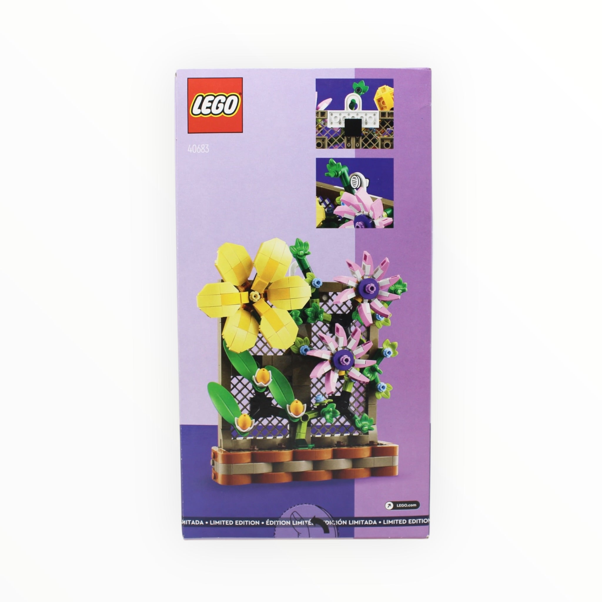 Retired Set 40683 LEGO Flower Trellis Display (some box damage)