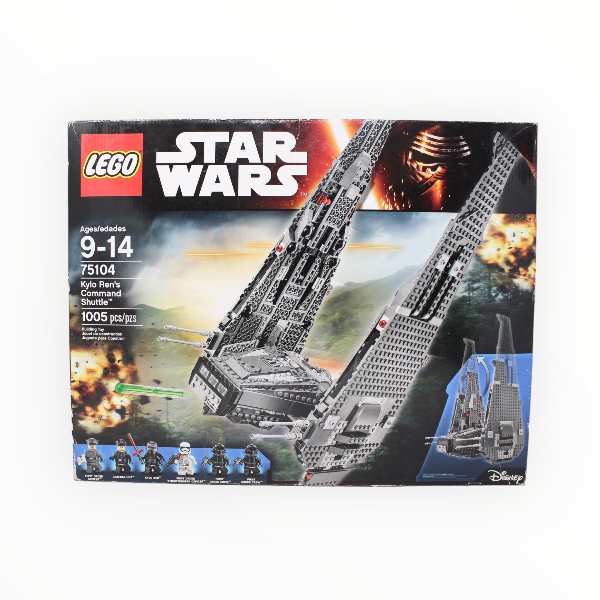 Certified Used Set 75104 Star Wars Kylo Ren’s Command Shuttle (some bags sealed)