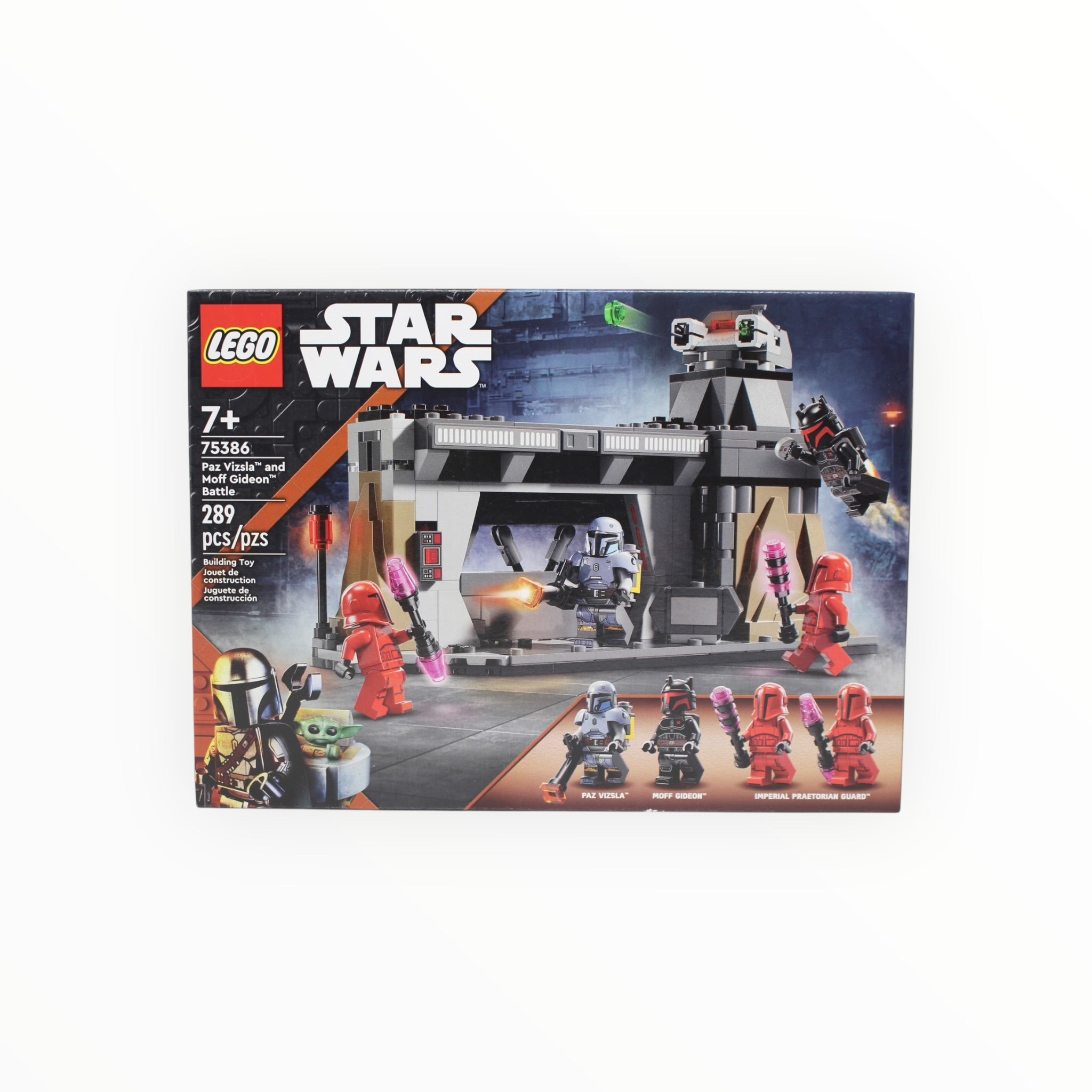 Retired Set 75386 Star Wars Paz Vizsla and Moff Gideon Battle