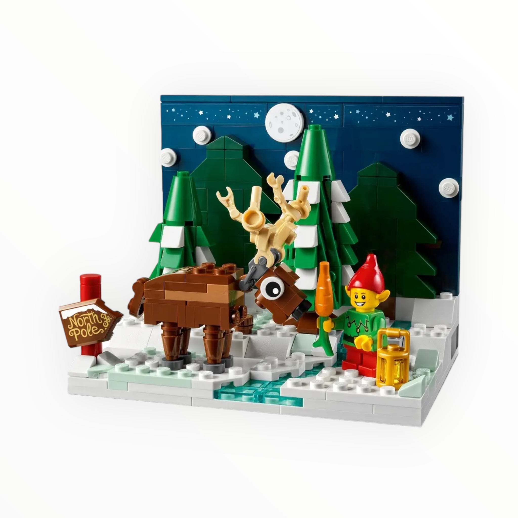 Retired Set 40484 LEGO Santa’s Front Yard