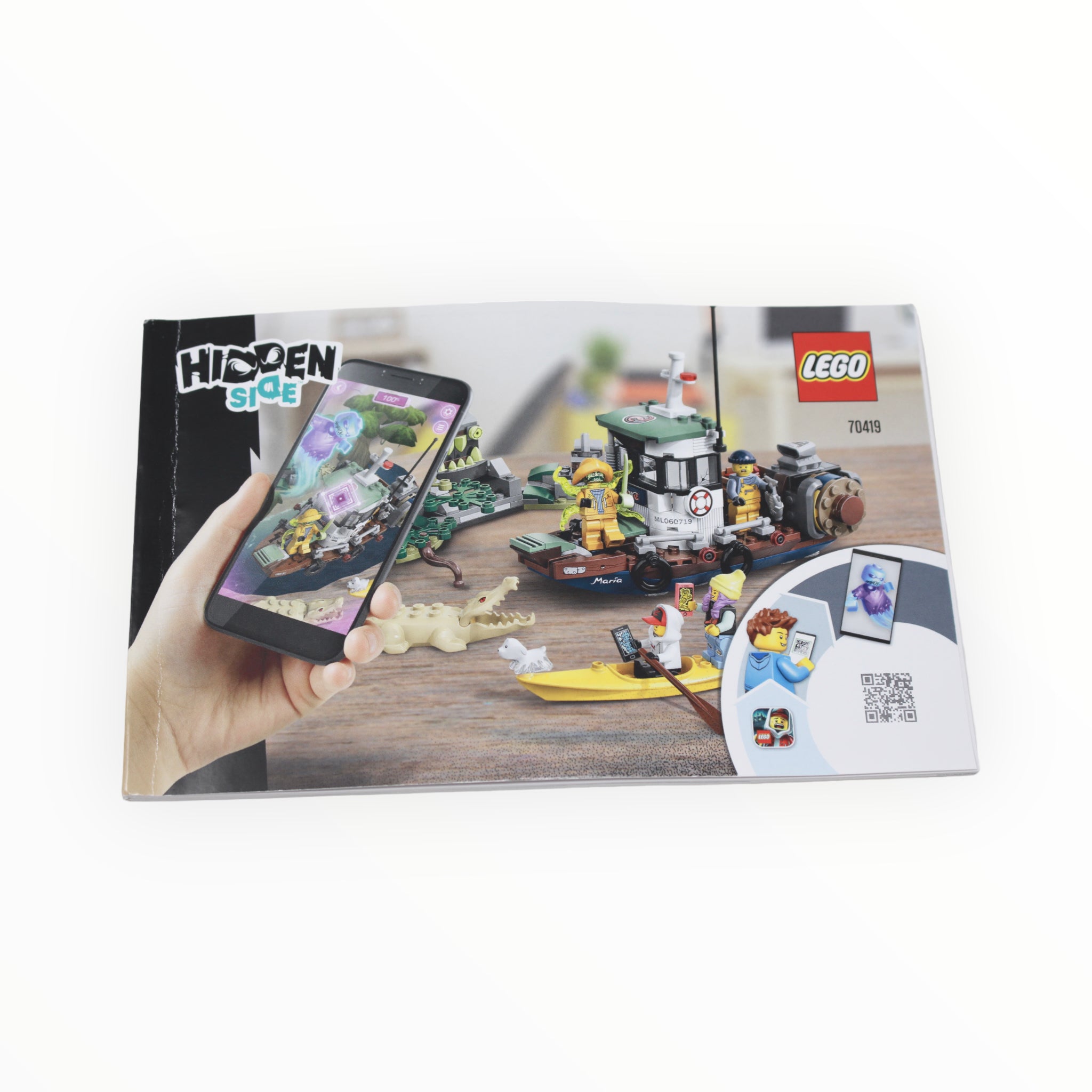 Used Set 70419 Hidden Side Wrecked Shrimp Boat