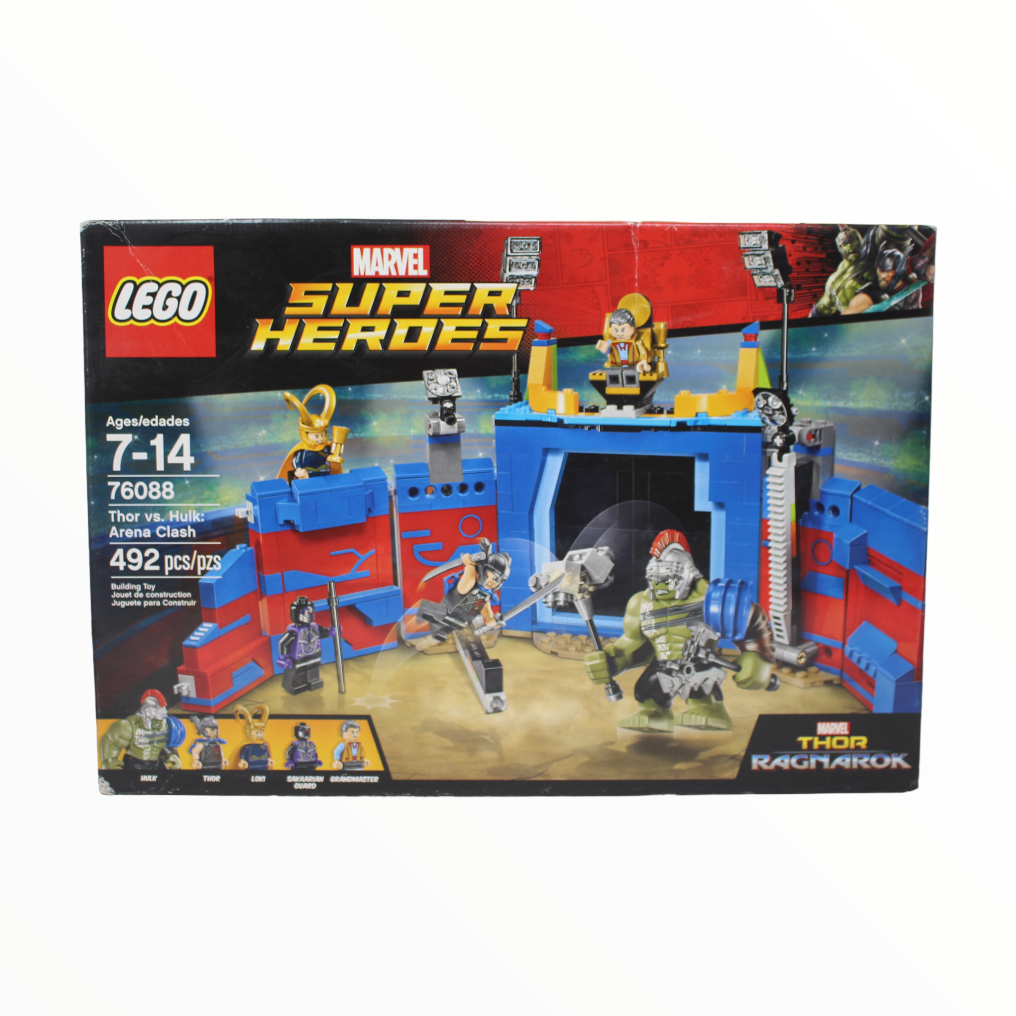 Retired Set 76088 Marvel Super Heroes Thor vs. Hulk: Arena Clash