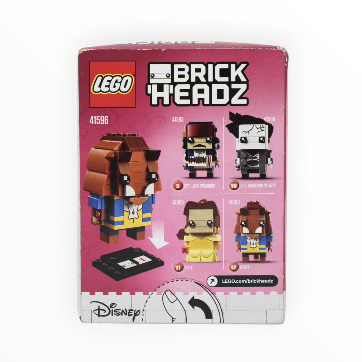 Retired Set 41596 Disney BrickHeadz Beast (some box damage)