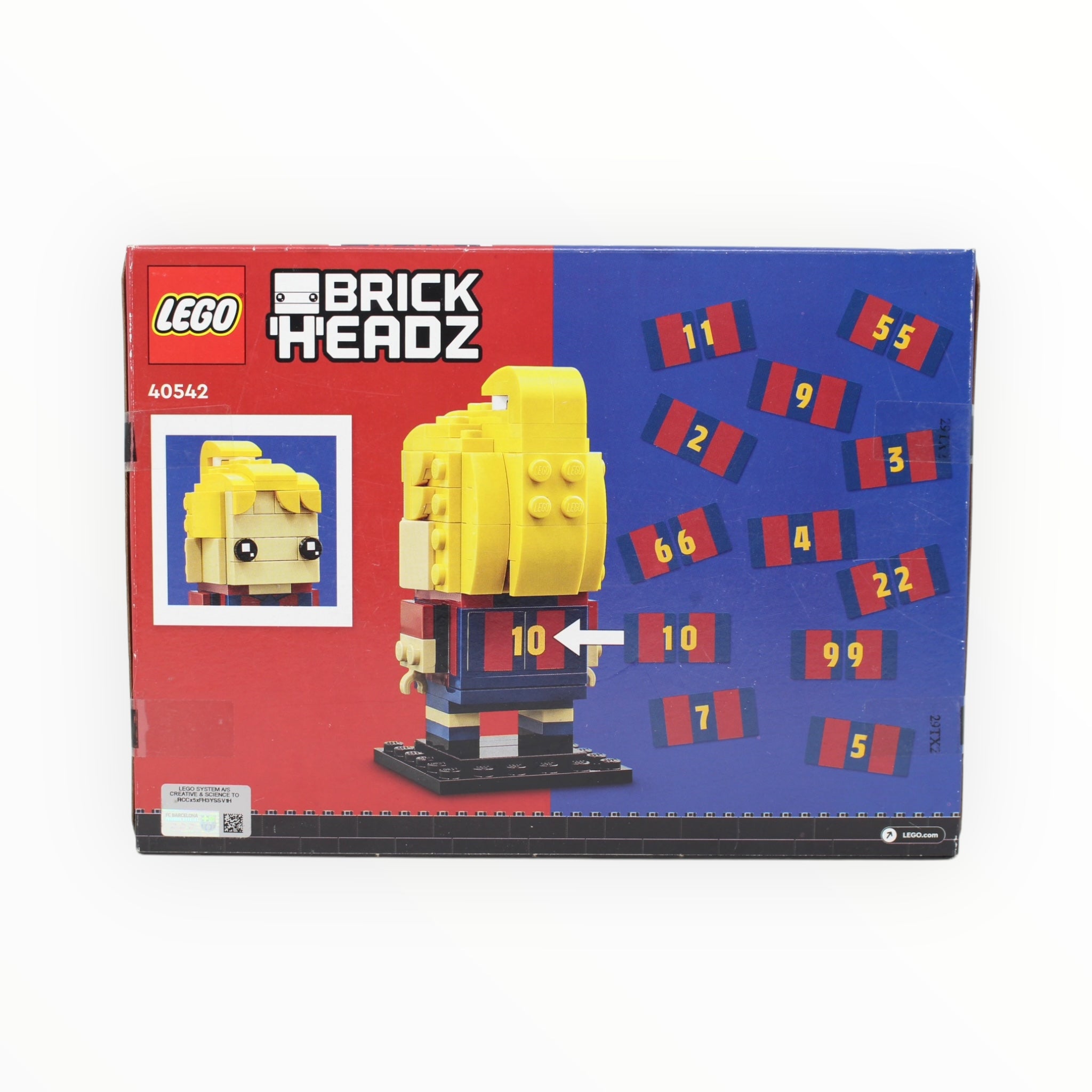 Retired Set 40542 BrickHeadz FC BARCELONA Go Brick Me