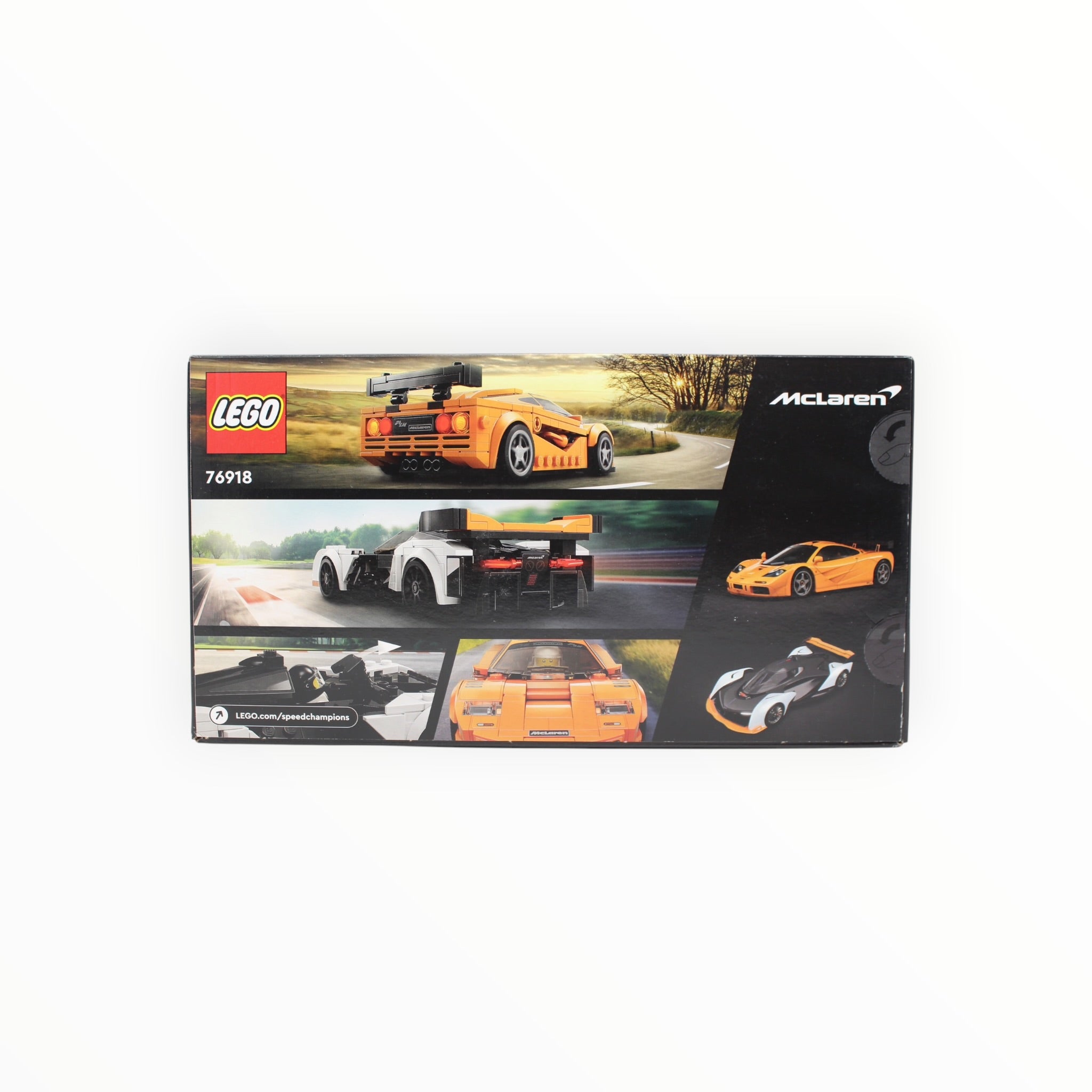 Retired Set 76918 Speed Champions McLaren Solus GT & McLaren F1 LM (damaged box)