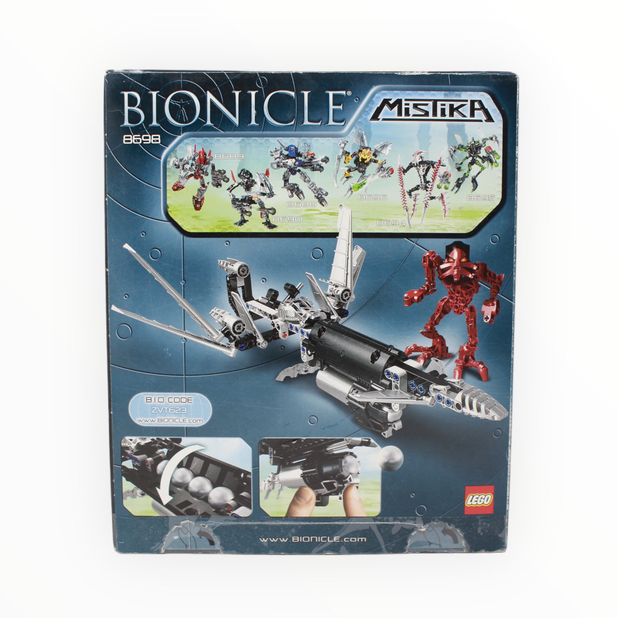 Certified Used Set 8698 Bionicle Vultraz