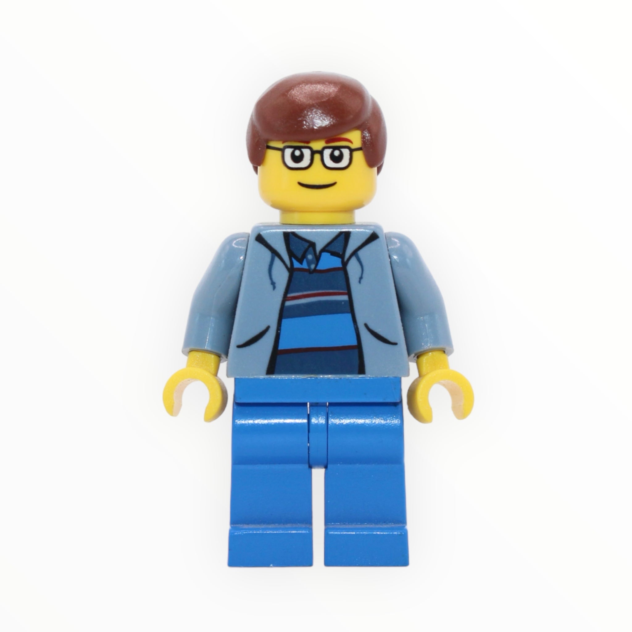 Peter Parker (yellow skin, sand blue jacket, blue legs, 2003)