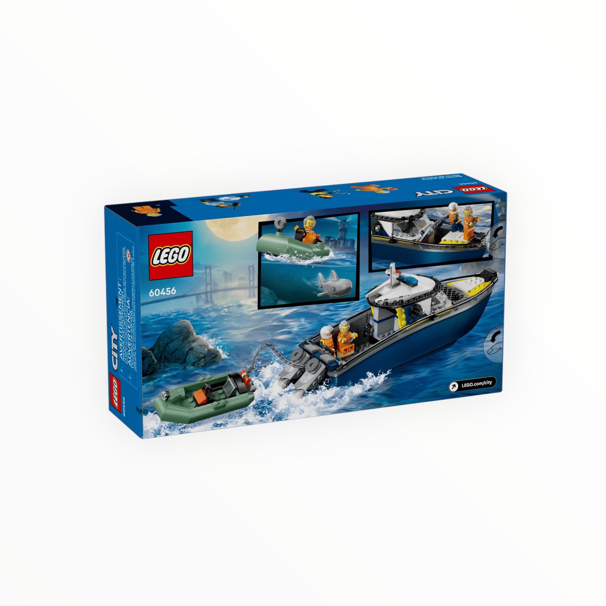 60456 City Police Boat Chase