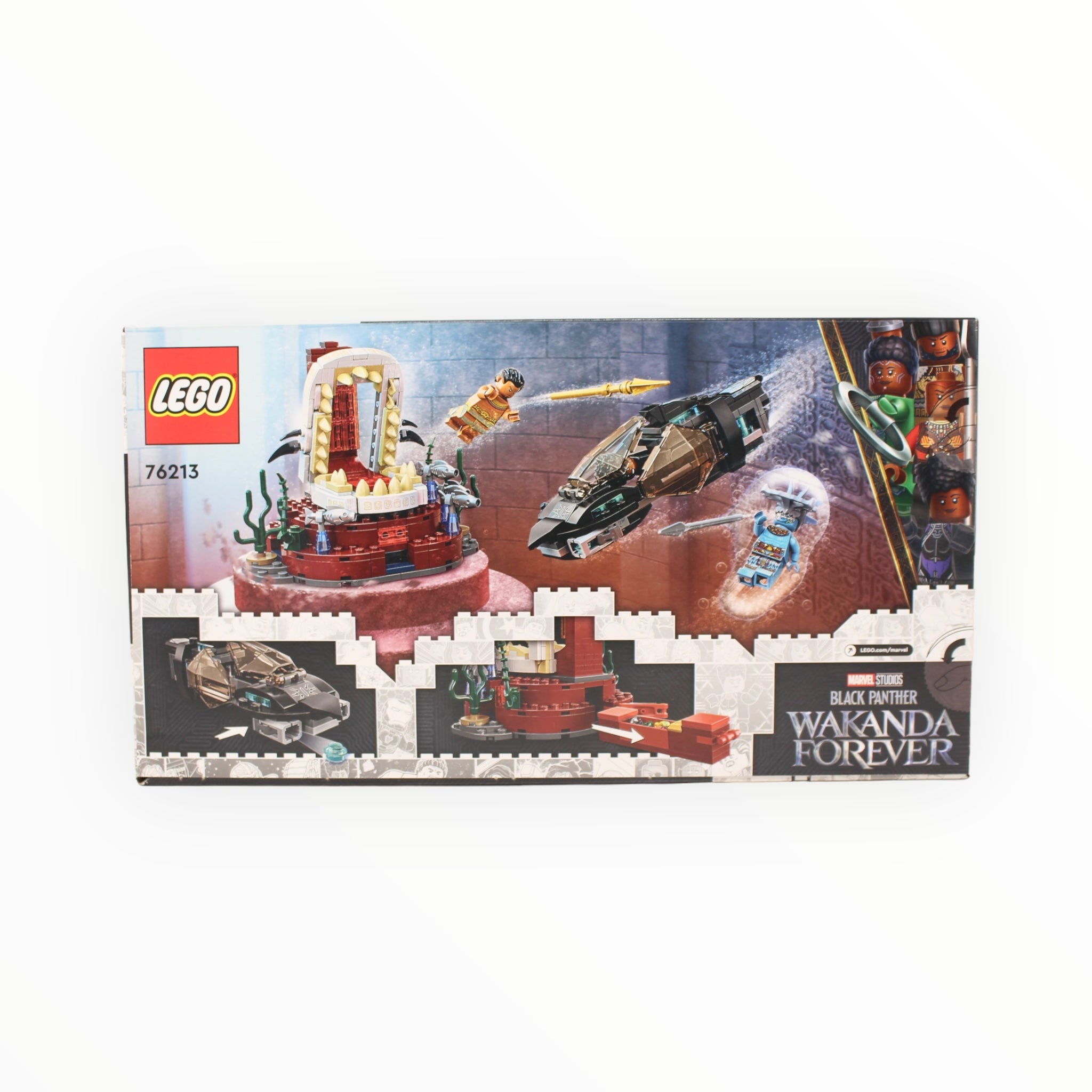 Retired Set 76213 Wakanda Forever King Namor’s Throne Room