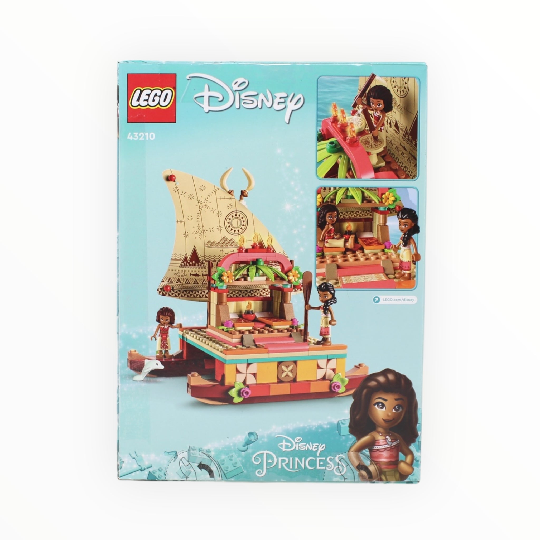 Certified Used Set 43210 Disney Moana’s Wayfinding Boat