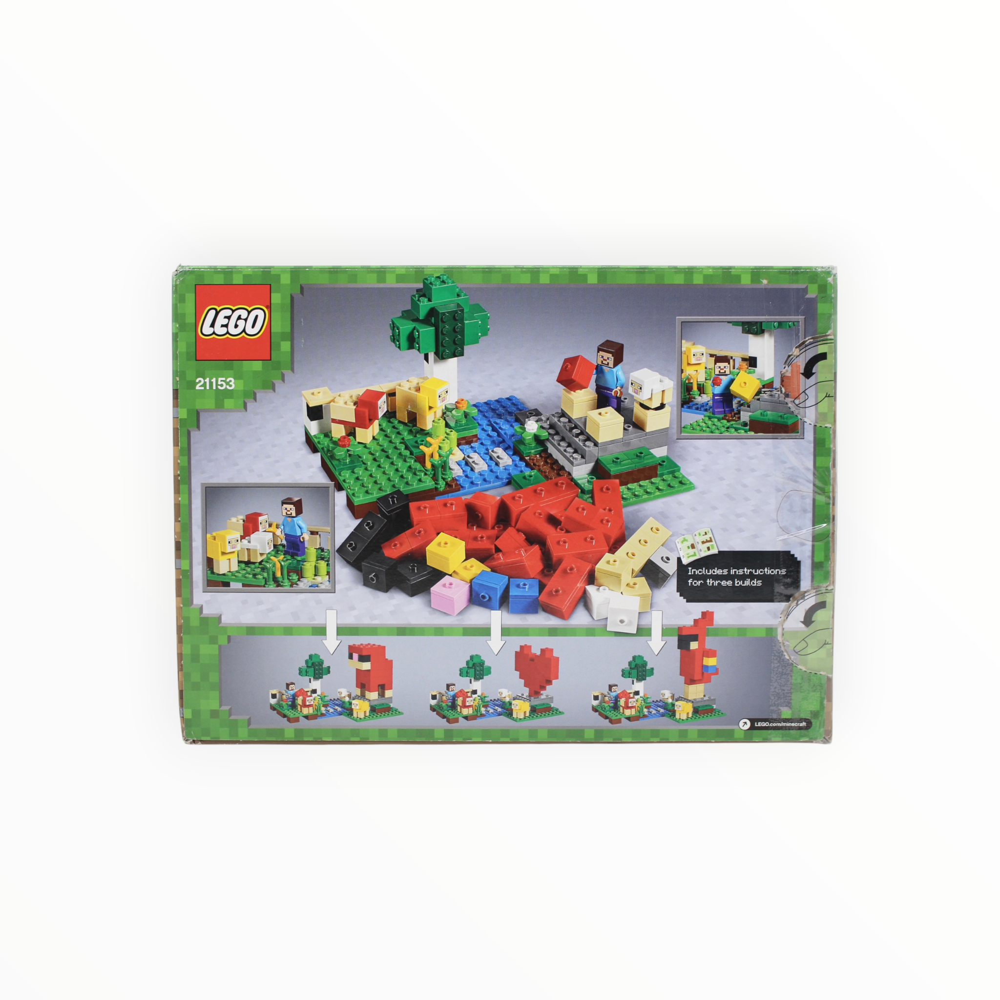 Certified Used Set 21153 Minecraft The Wool Farm