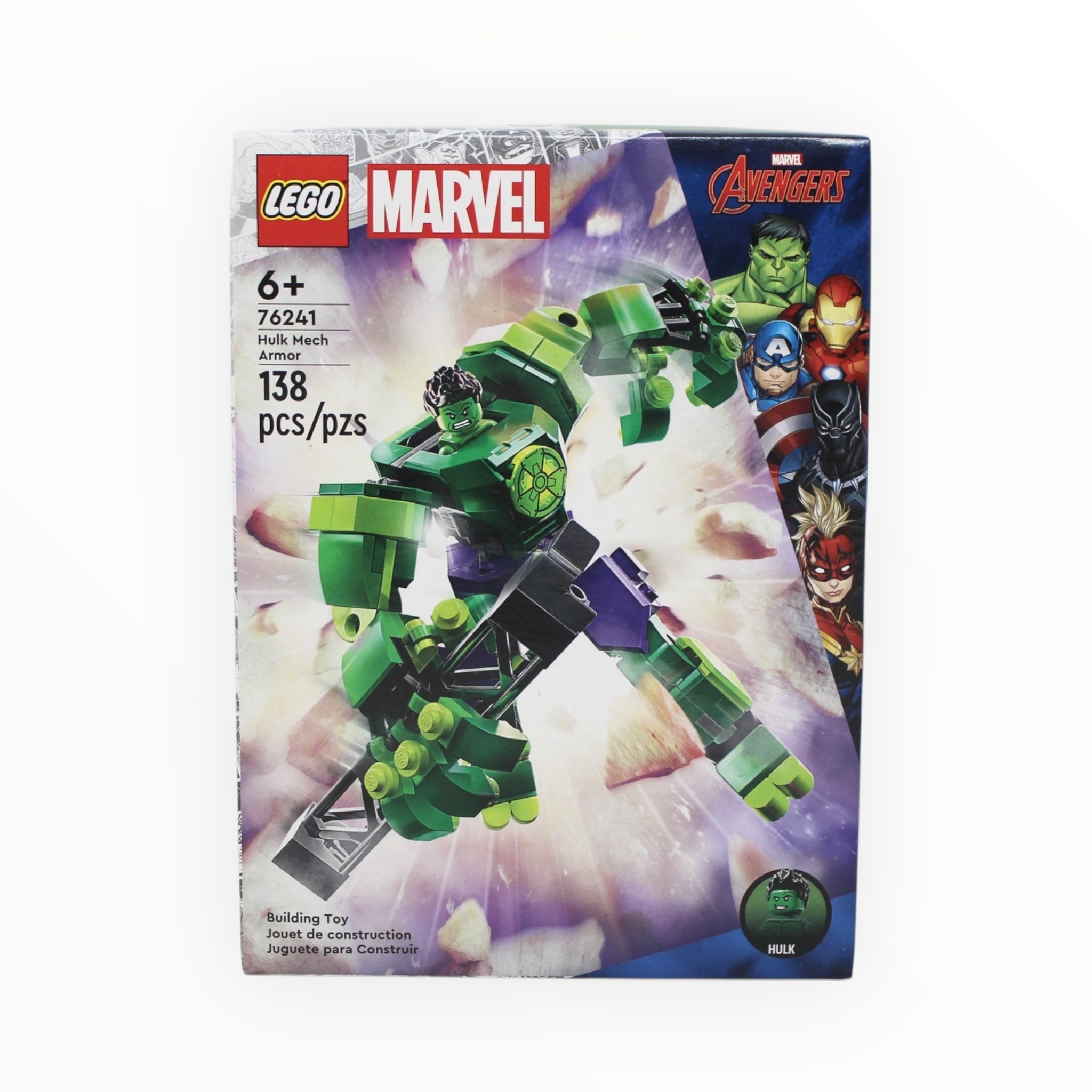Retired Set 76241 Marvel Hulk Mech Armor
