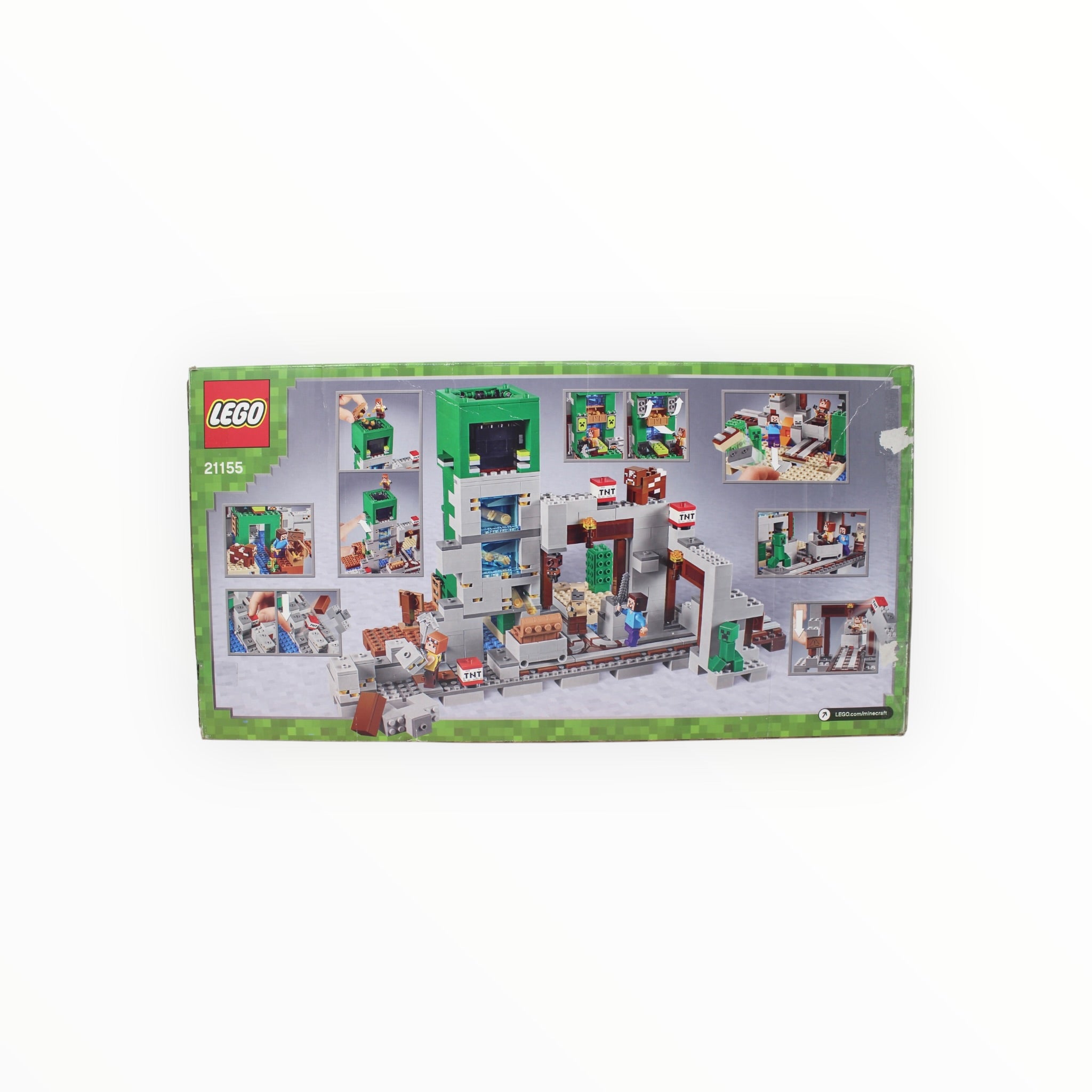 Certified Used Set 21155 Minecraft The Creeper Mine (open box, sealed bags)