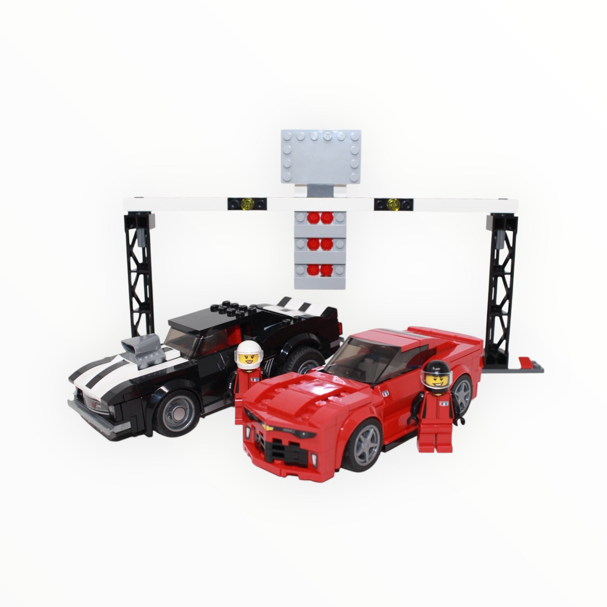 Used Set 75874 Speed Champions Chevrolet Camaro Drag Race