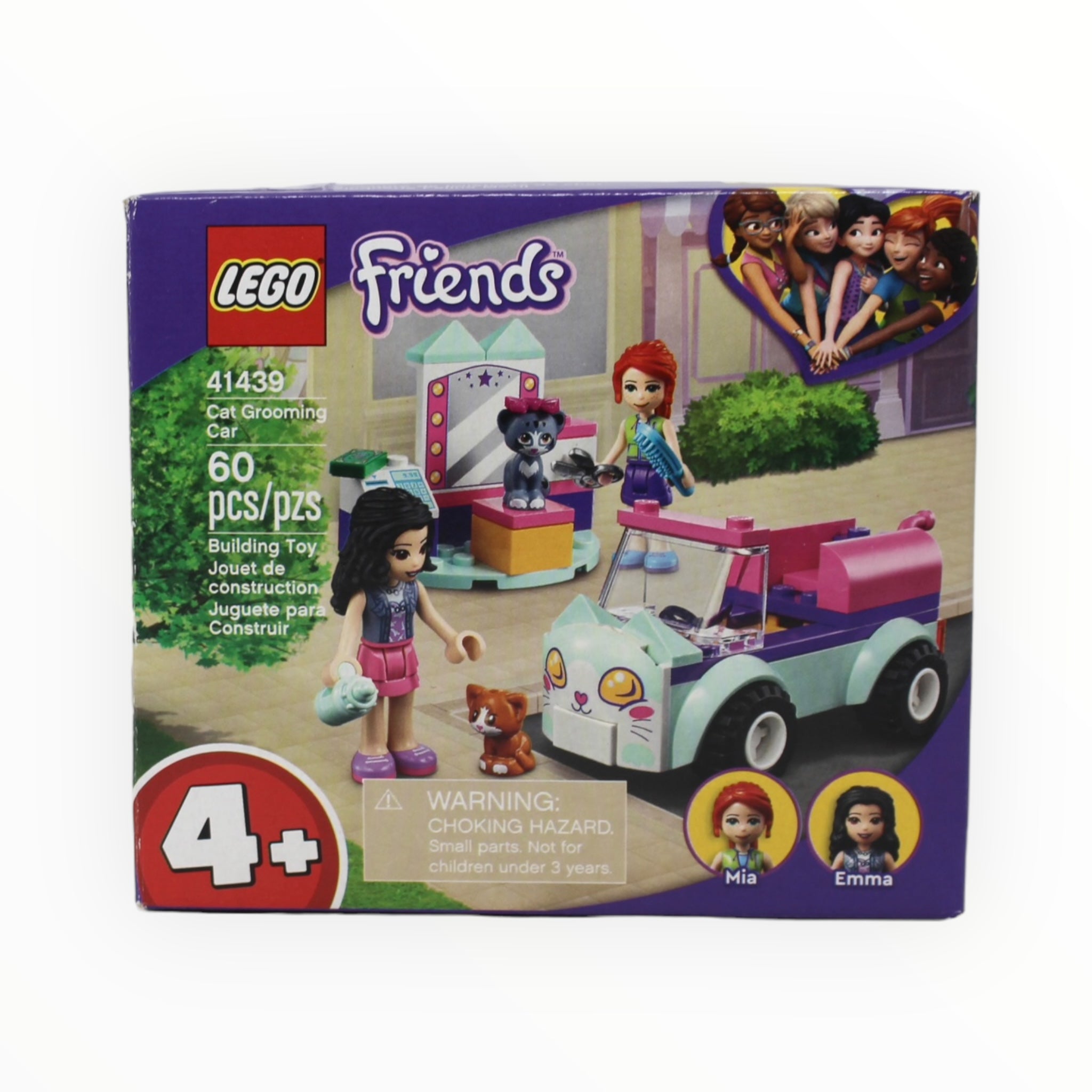 Certified Used Set 41439 Friends Cat Grooming Car