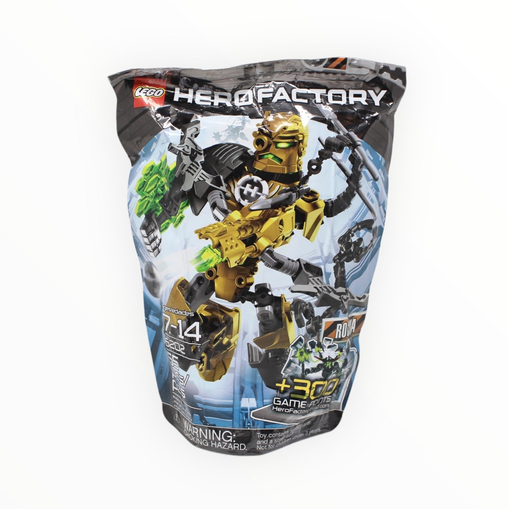 Certified Used Set 6202 Hero Factory Rocka