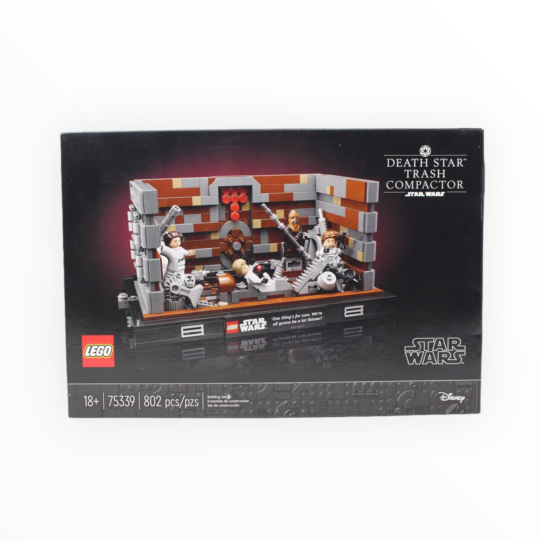 Retired Set 75339 Star Wars Death Star Trash Compactor Diorama