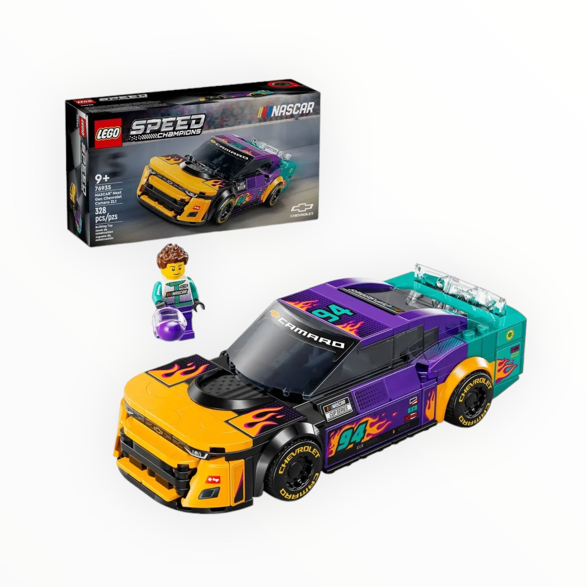 Retired Set 76935 Speed Champions NASCAR Next Gen Chevrolet Camaro ZL1