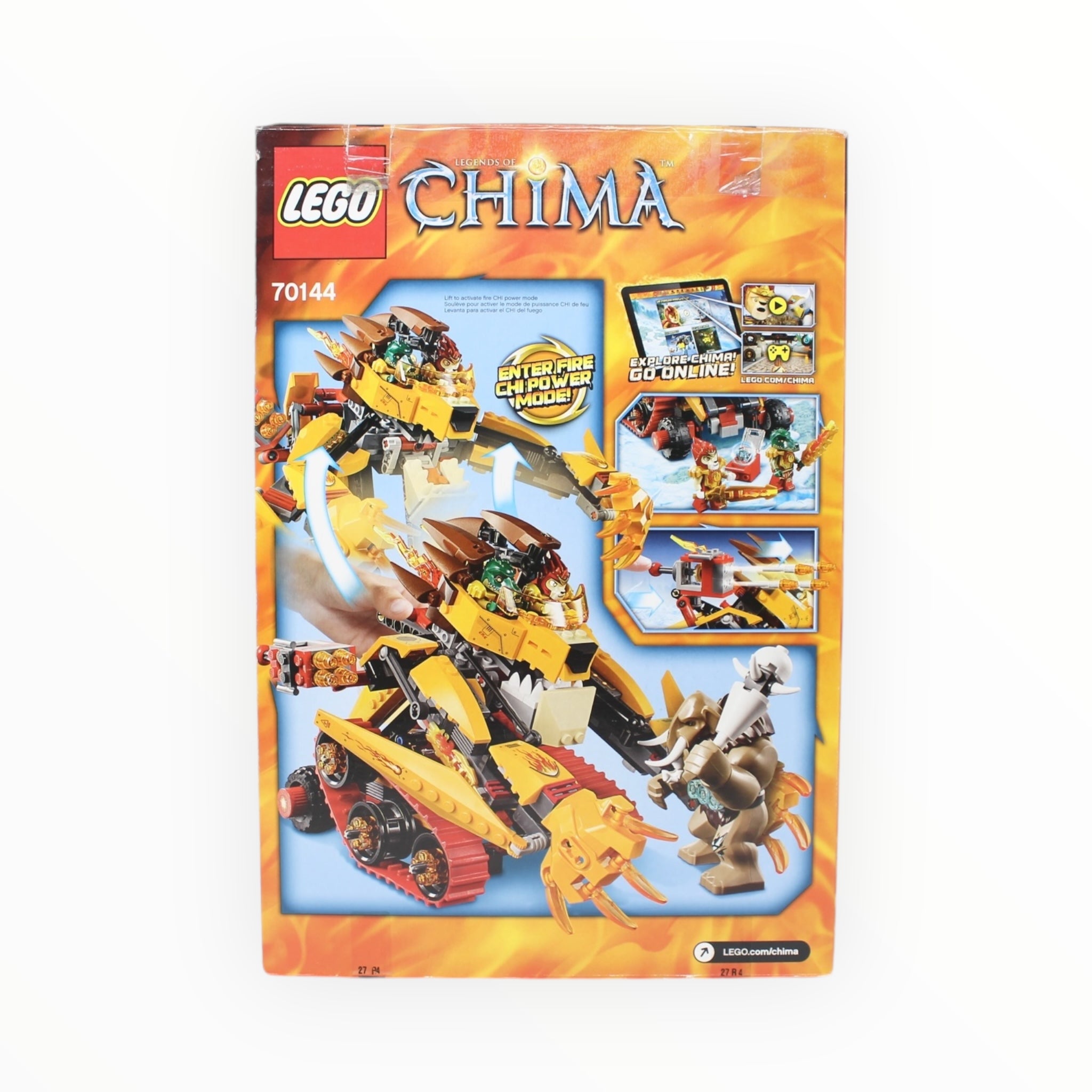 Certified Used Set 70144 Chima Laval’s Fire Lion (bag 2 sealed)