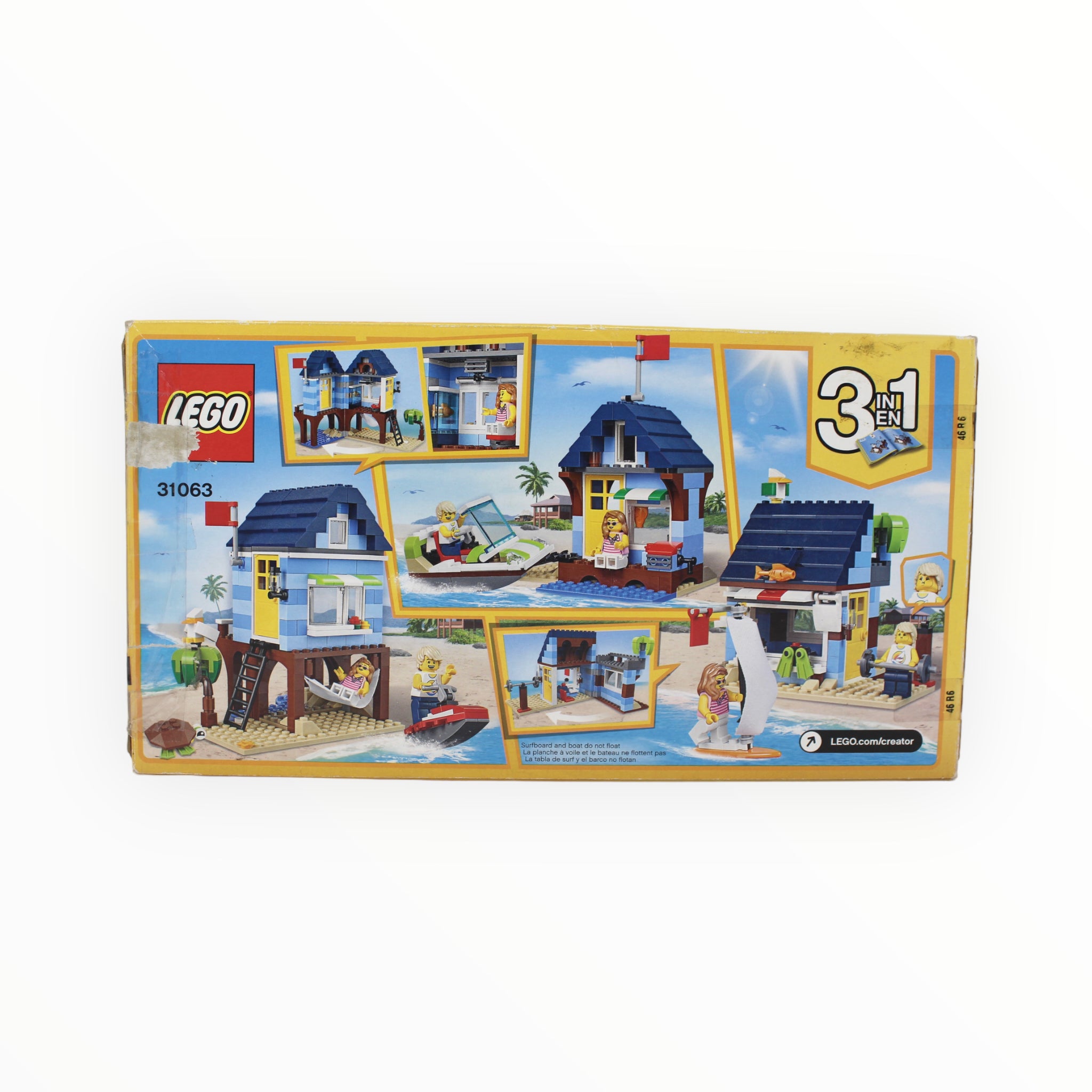 Certified Used Set 31063 Creator Beachside Vacation