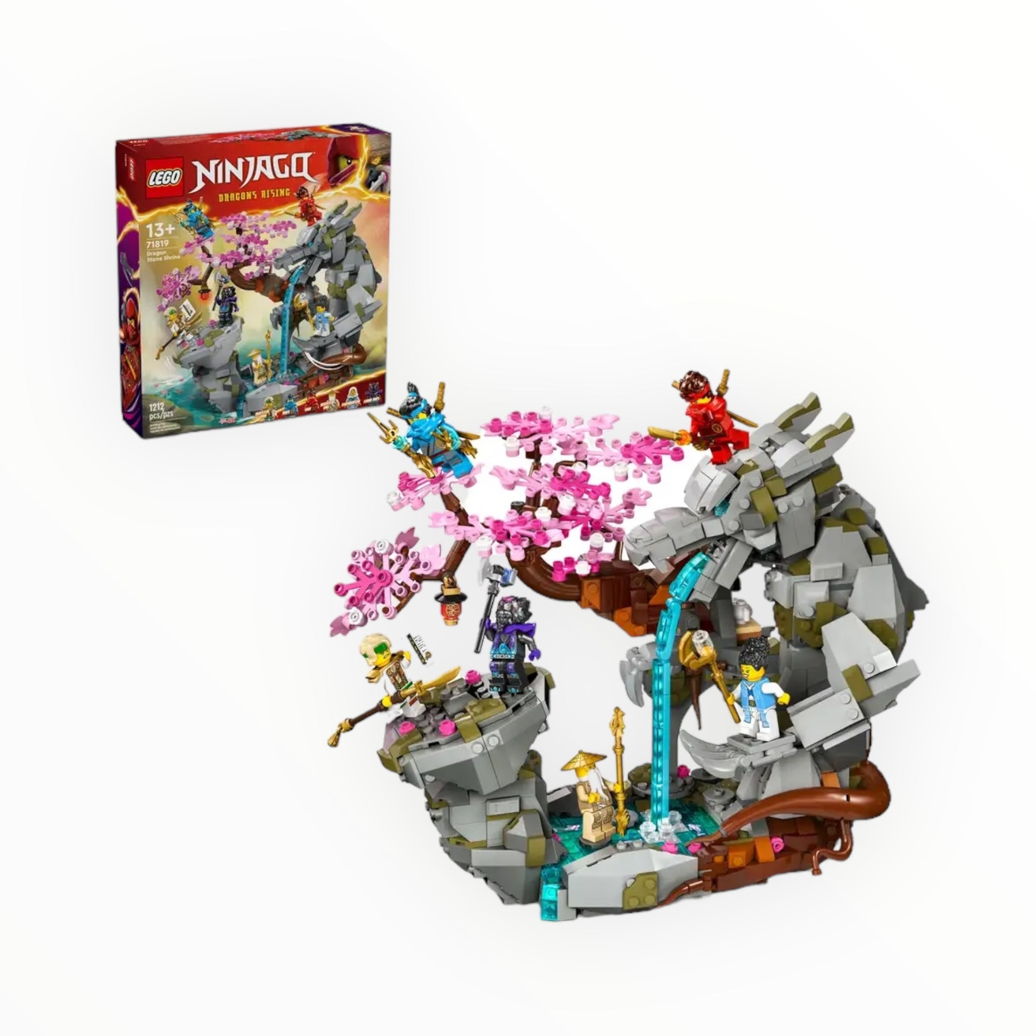 Retired Set 71819 Ninjago Dragon Stone Shrine