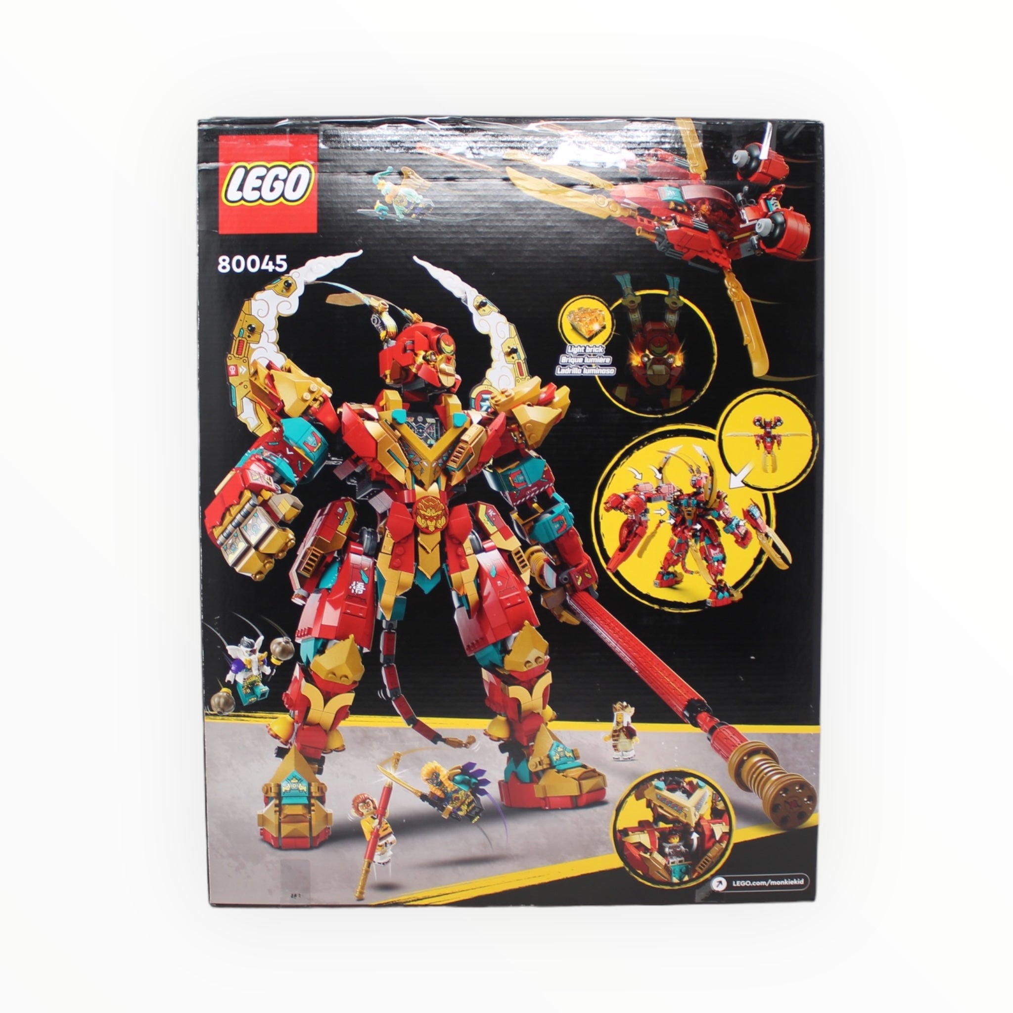 Certified Used Set 80045 Monkie Kid Monkey King Ultra Mech