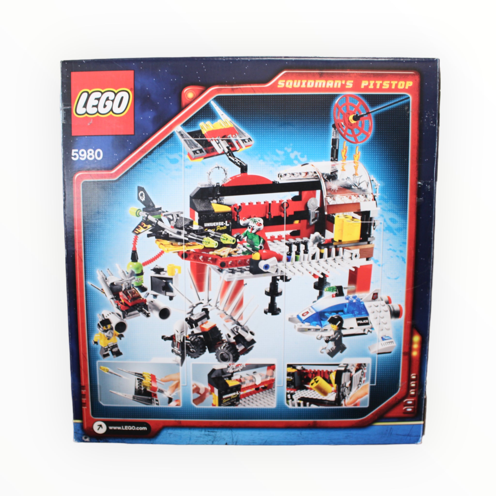 Certified Used Set 5980 Space Police Squidman’s Pitstop (read description)