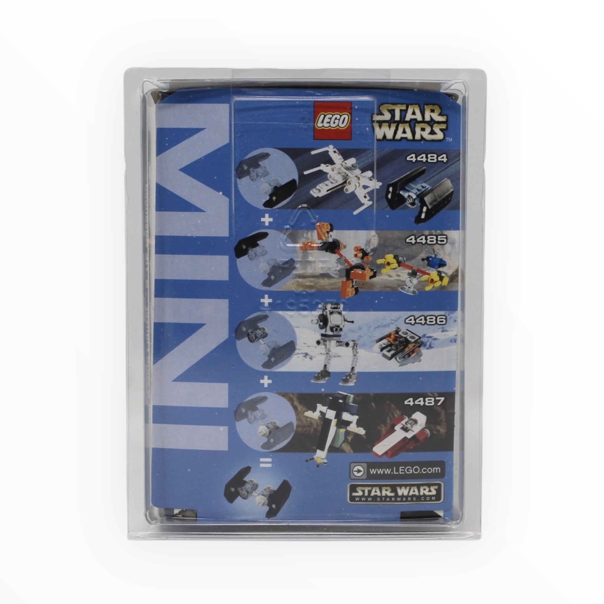 Certified Used Set 4484 Star Wars Mini X-wing Fighter & TIE Advanced (open box, sealed bags)