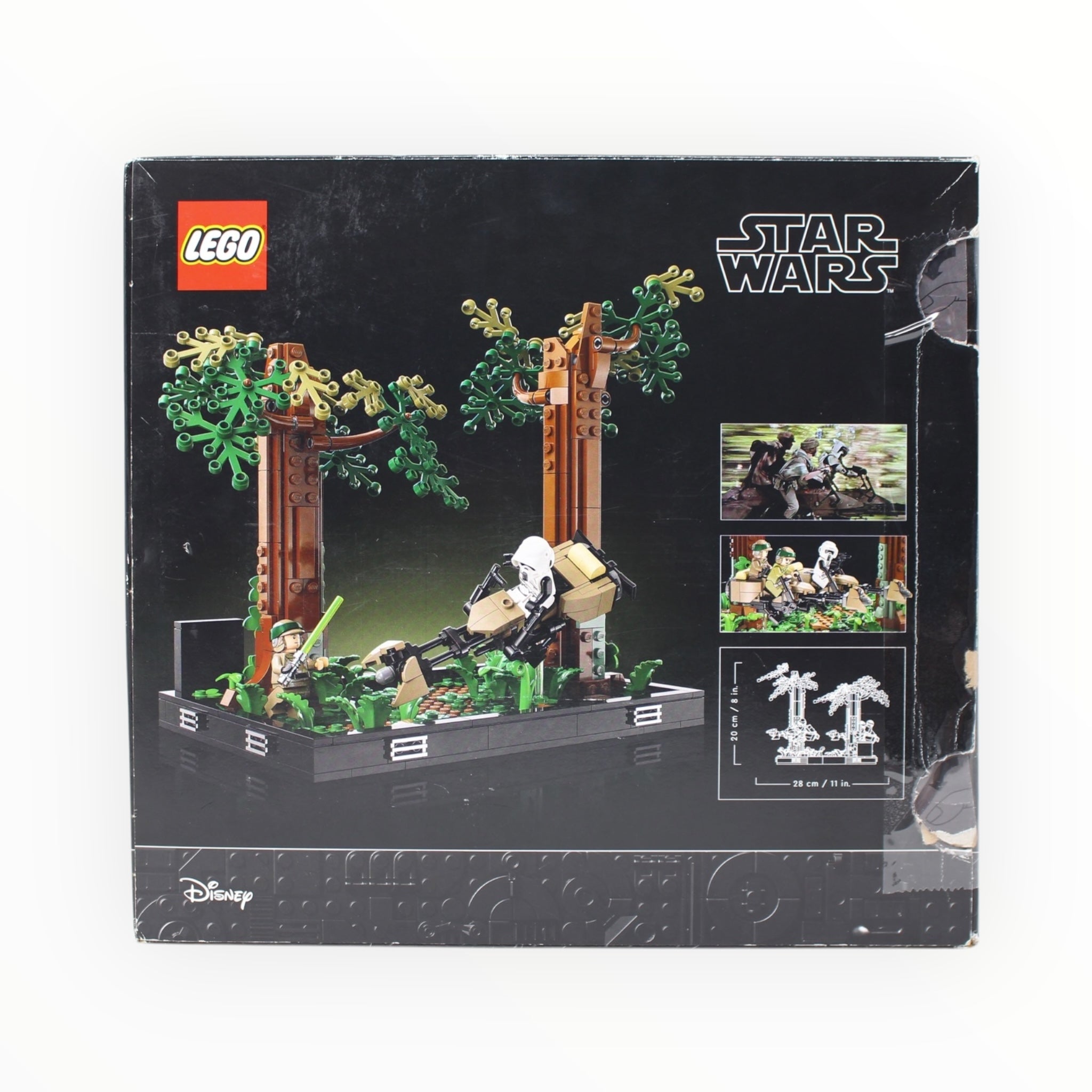 Certified Used Set 75353 Star Wars Endor Speeder Chase Diorama