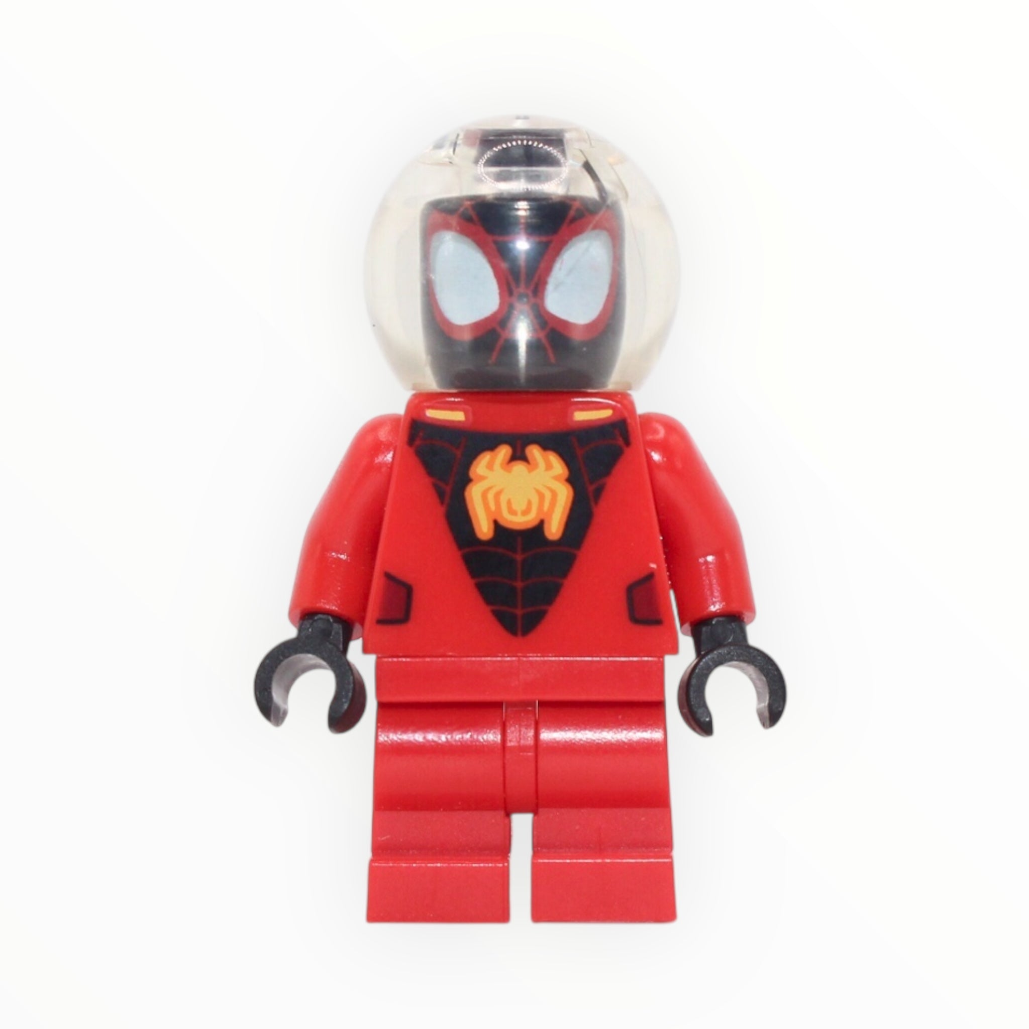 Spider-Man Miles Morales (dome, red suit, medium legs)