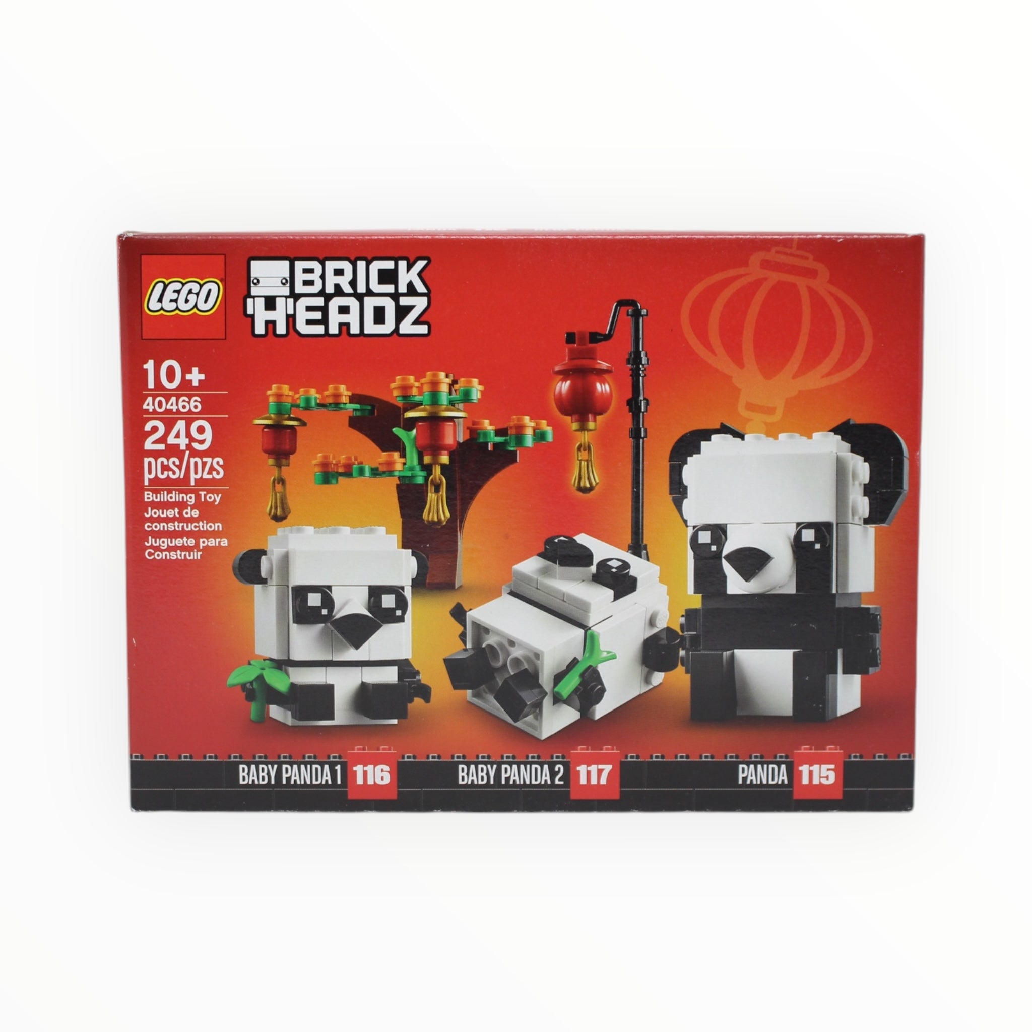 Retired Set 40466 BrickHeadz Chinese New Year Pandas