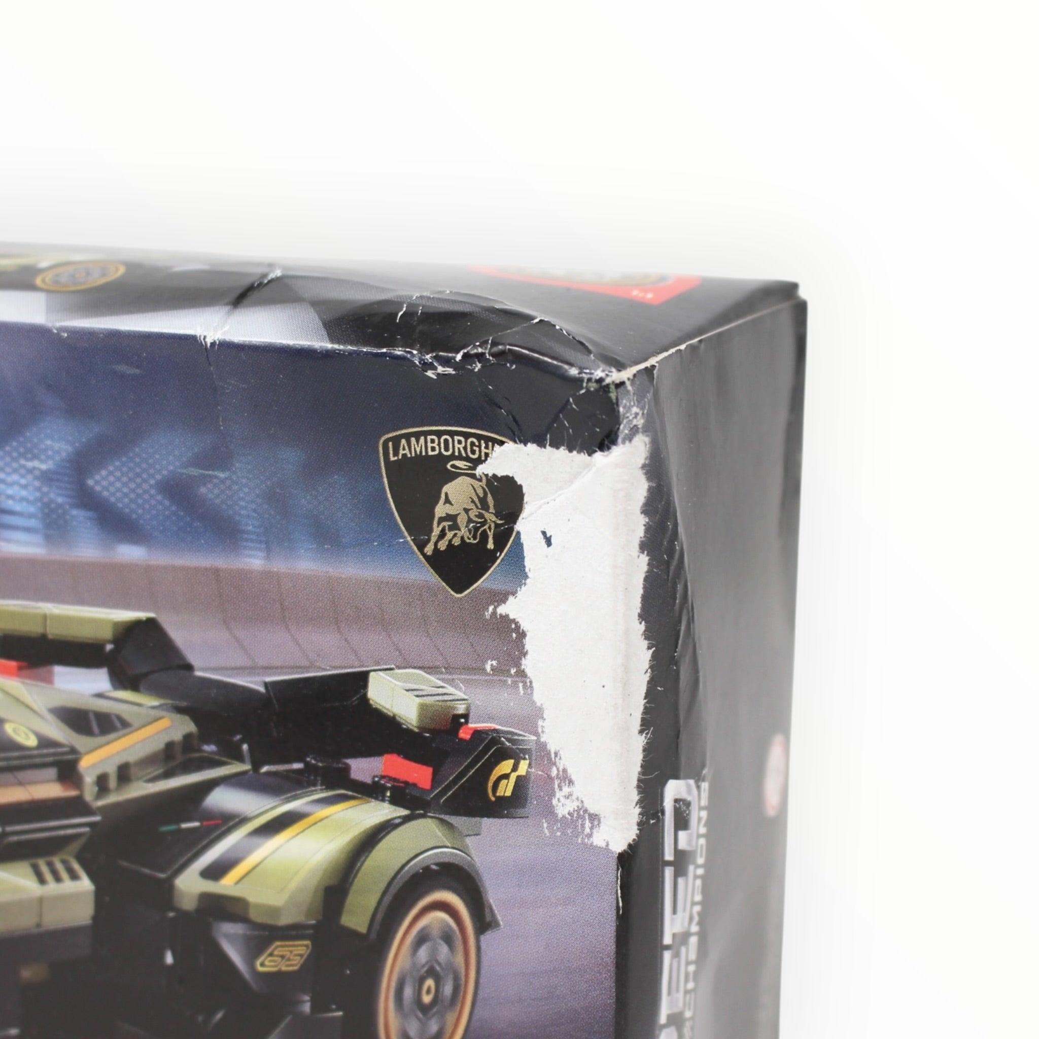 Retired Set 76923 Speed Champions Lamborghini Lambo V12 Vision Gran Turismo (damaged box)