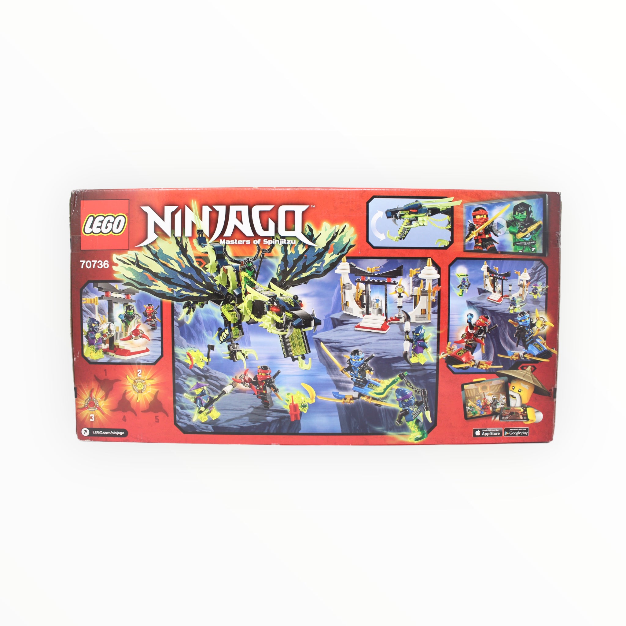 Retired Set 70736 Ninjago Attack of the Morro Dragon