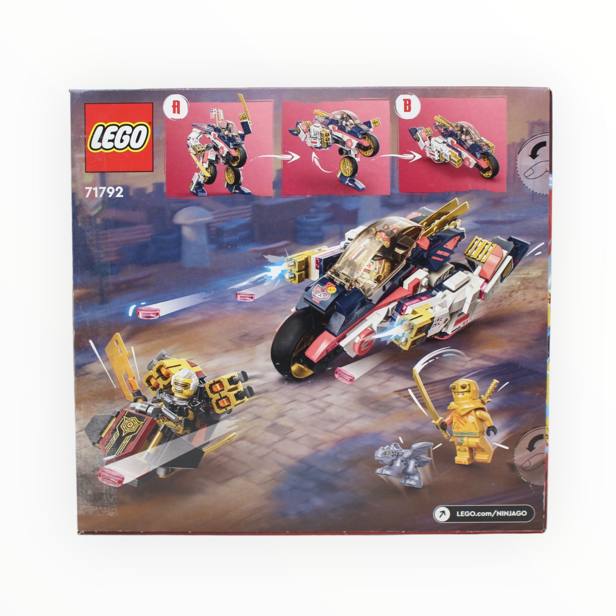Certified Used Set 71792 Ninjago Sora’s Transforming Mech Bike Racer