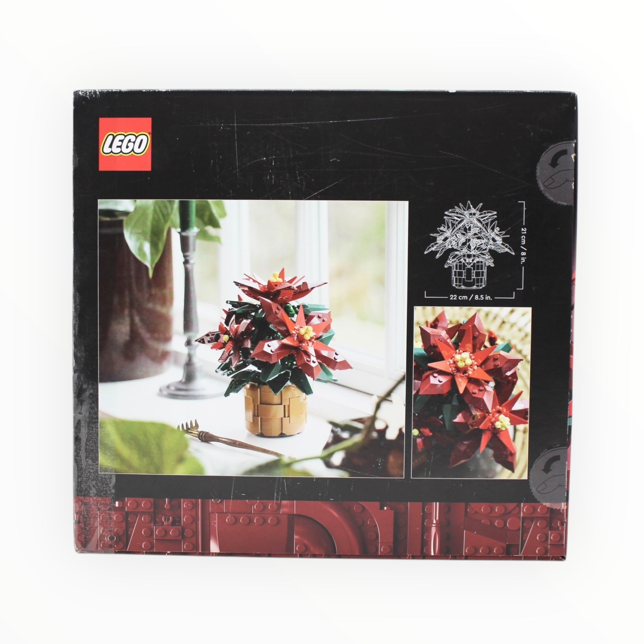 Certified Used Set 10370 Botanical Collection Poinsettia