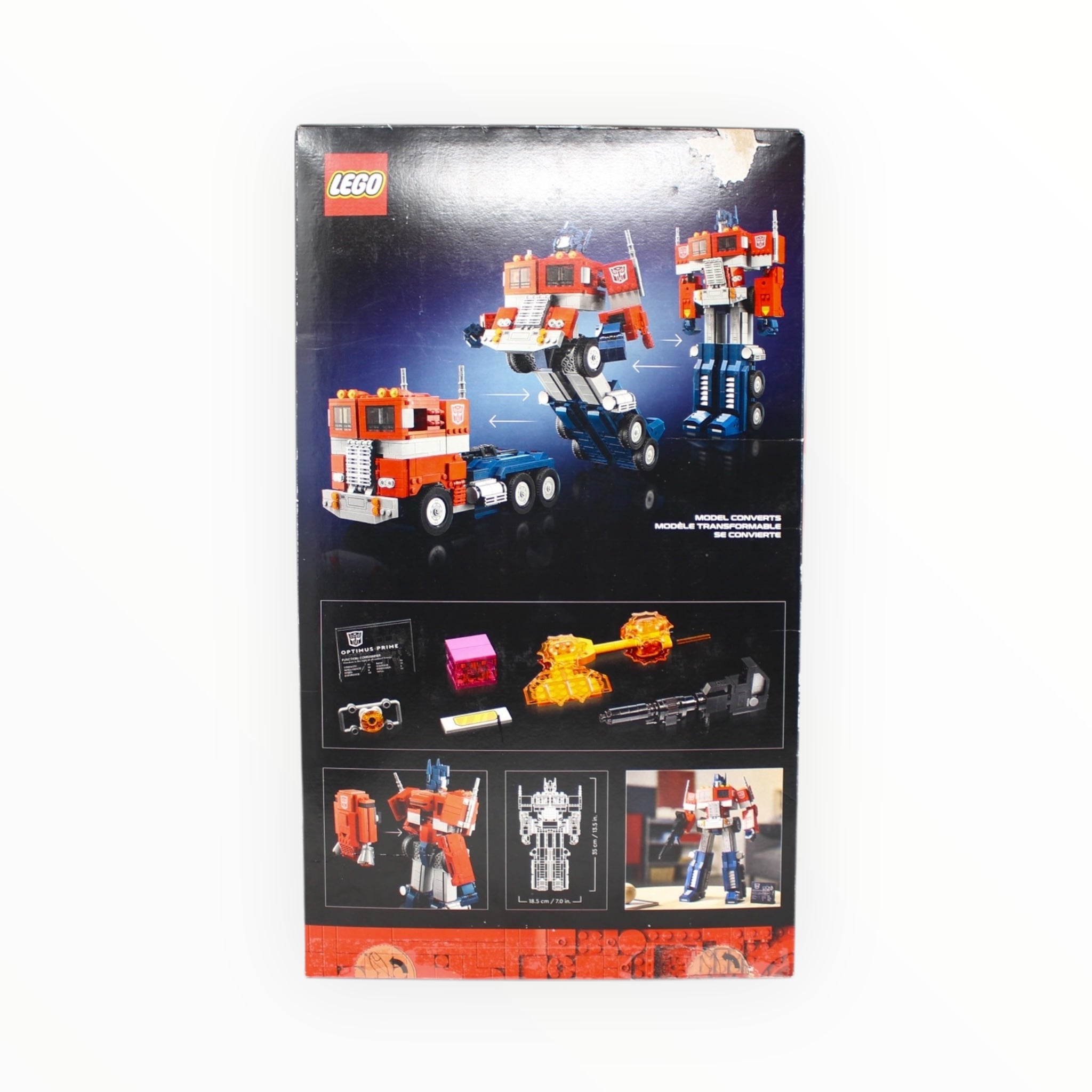 Certified Used Set 10302 Icons Optimus Prime