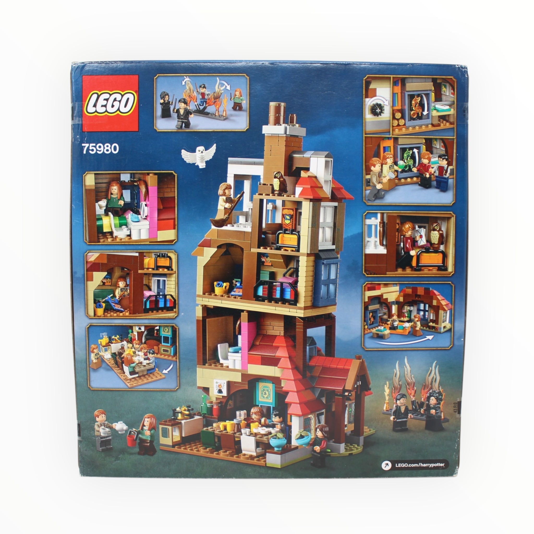 Retired Set 75980 Harry Potter Attack on the Burrow (slight box damage)