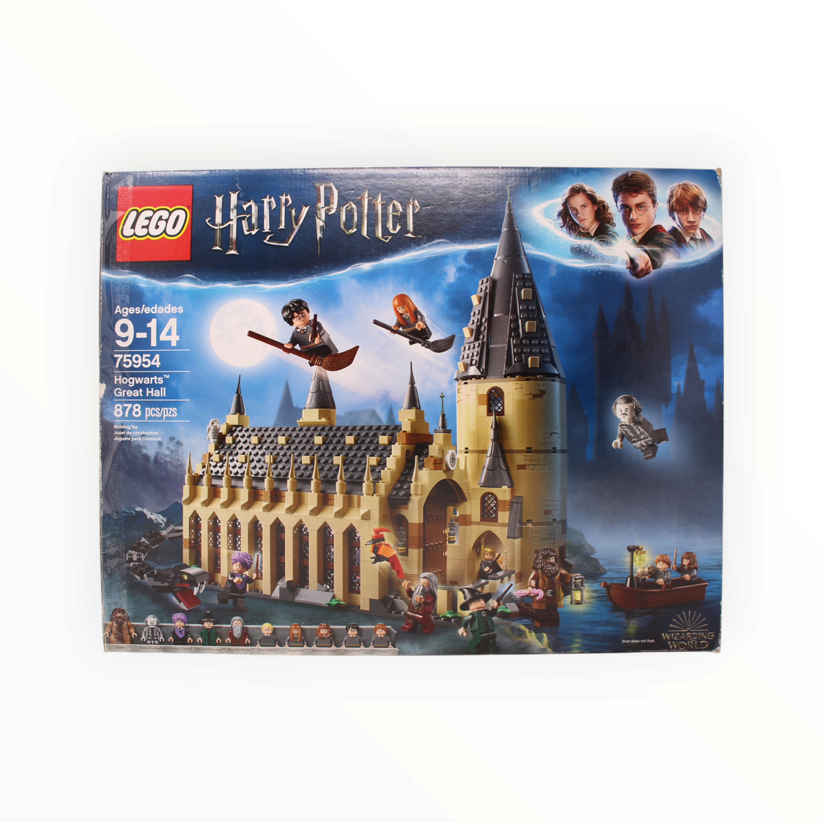 Certified Used Set 75954 Harry Potter Hogwarts Great Hall (2018, slight box damage)