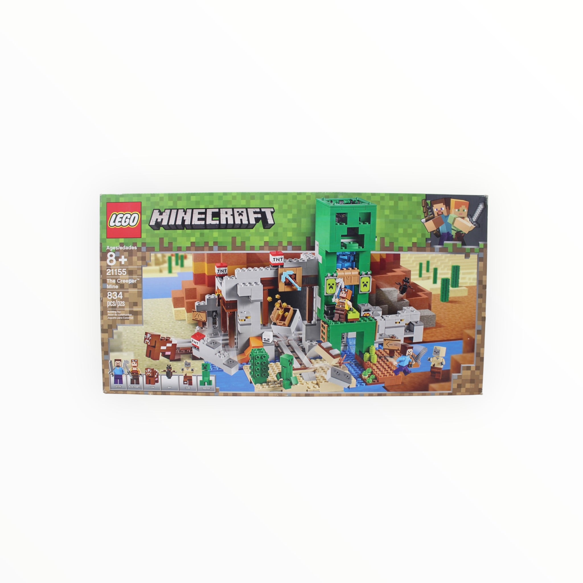 Certified Used Set 21155 Minecraft The Creeper Mine (open box, sealed bags)