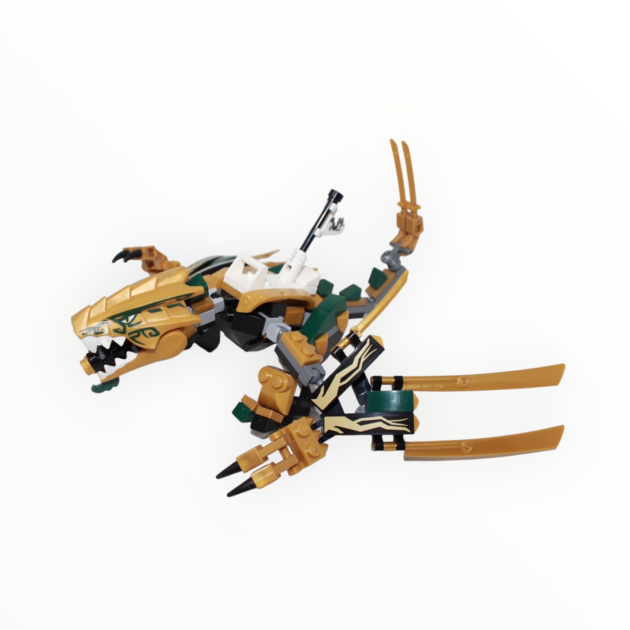 Used Set 70666 Ninjago The Golden Dragon